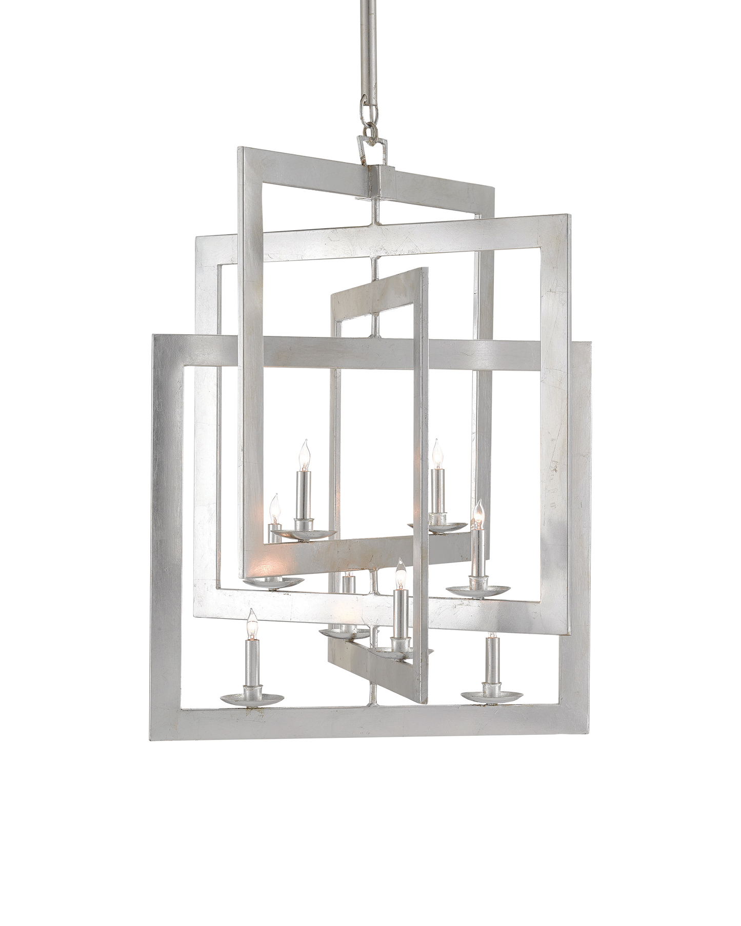 Middleton Large Silver Chandelier.
