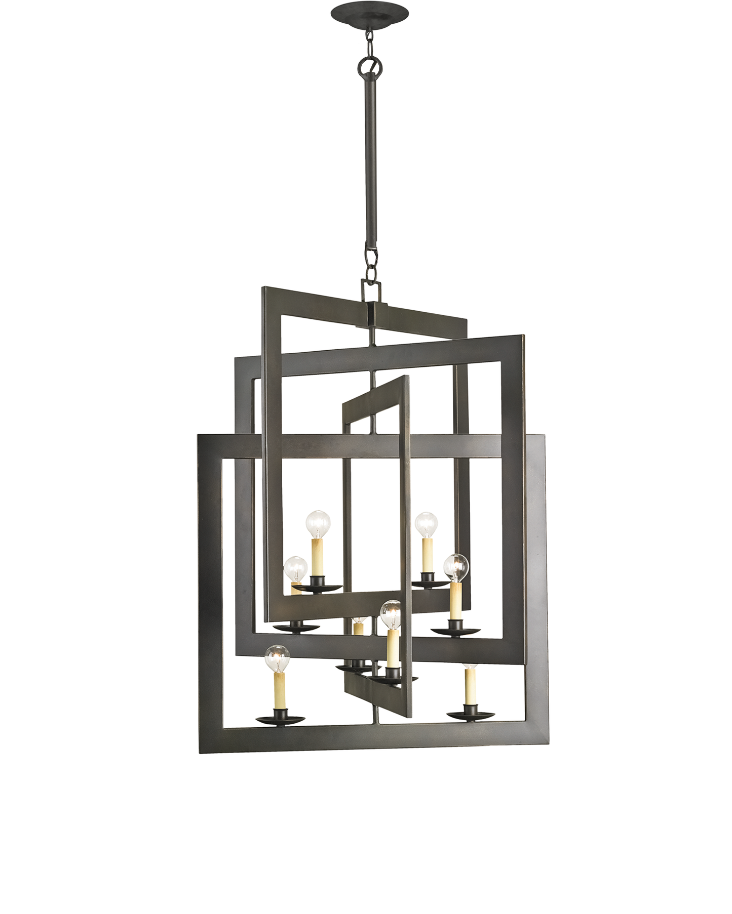 Middleton Large Bronze Chandelier.