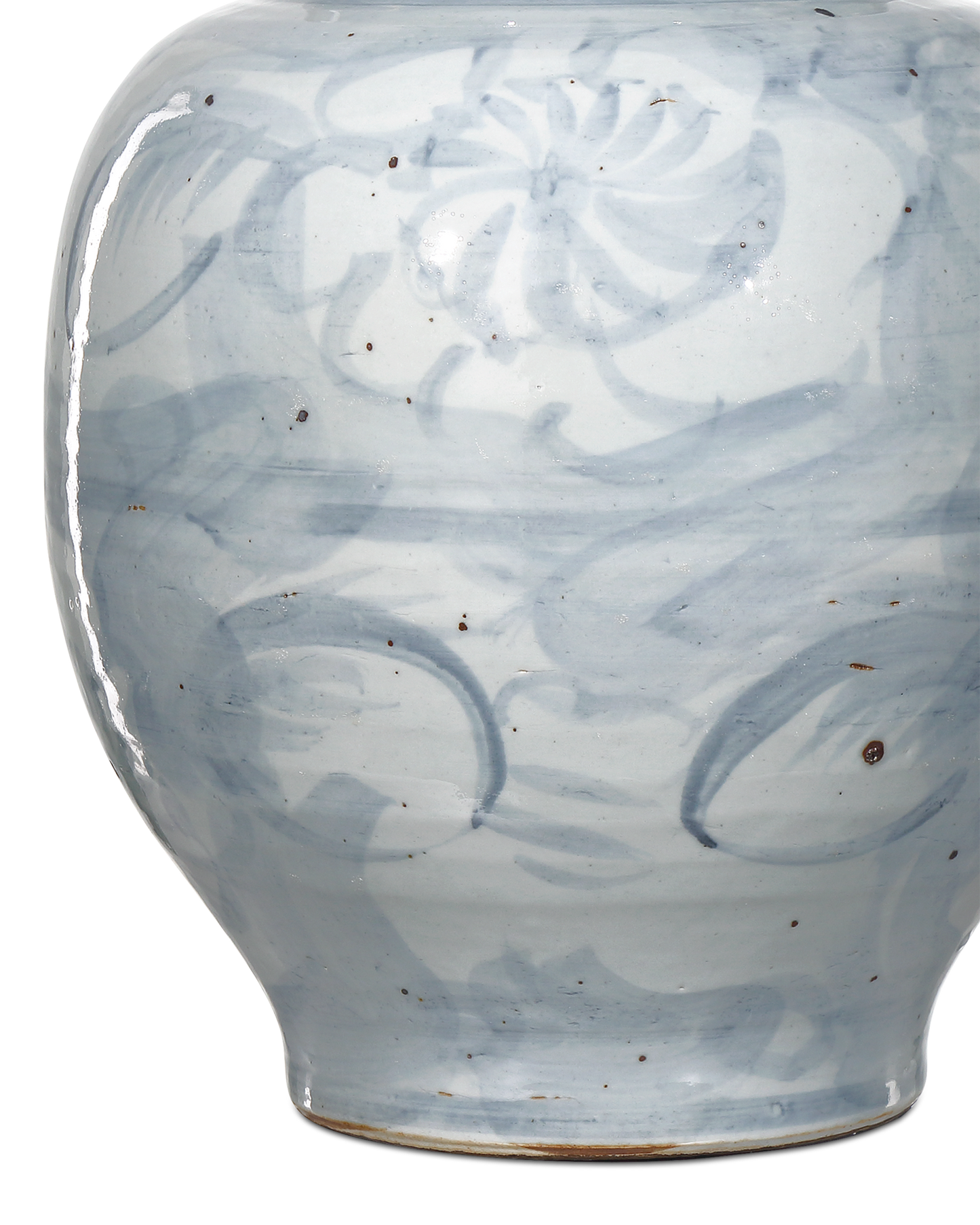 Ming-Style Countryside Large Preserve Pot.