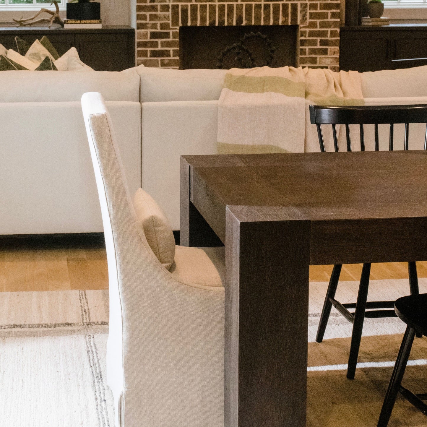 Colette Slipcover Dining Chair - Set of Two.