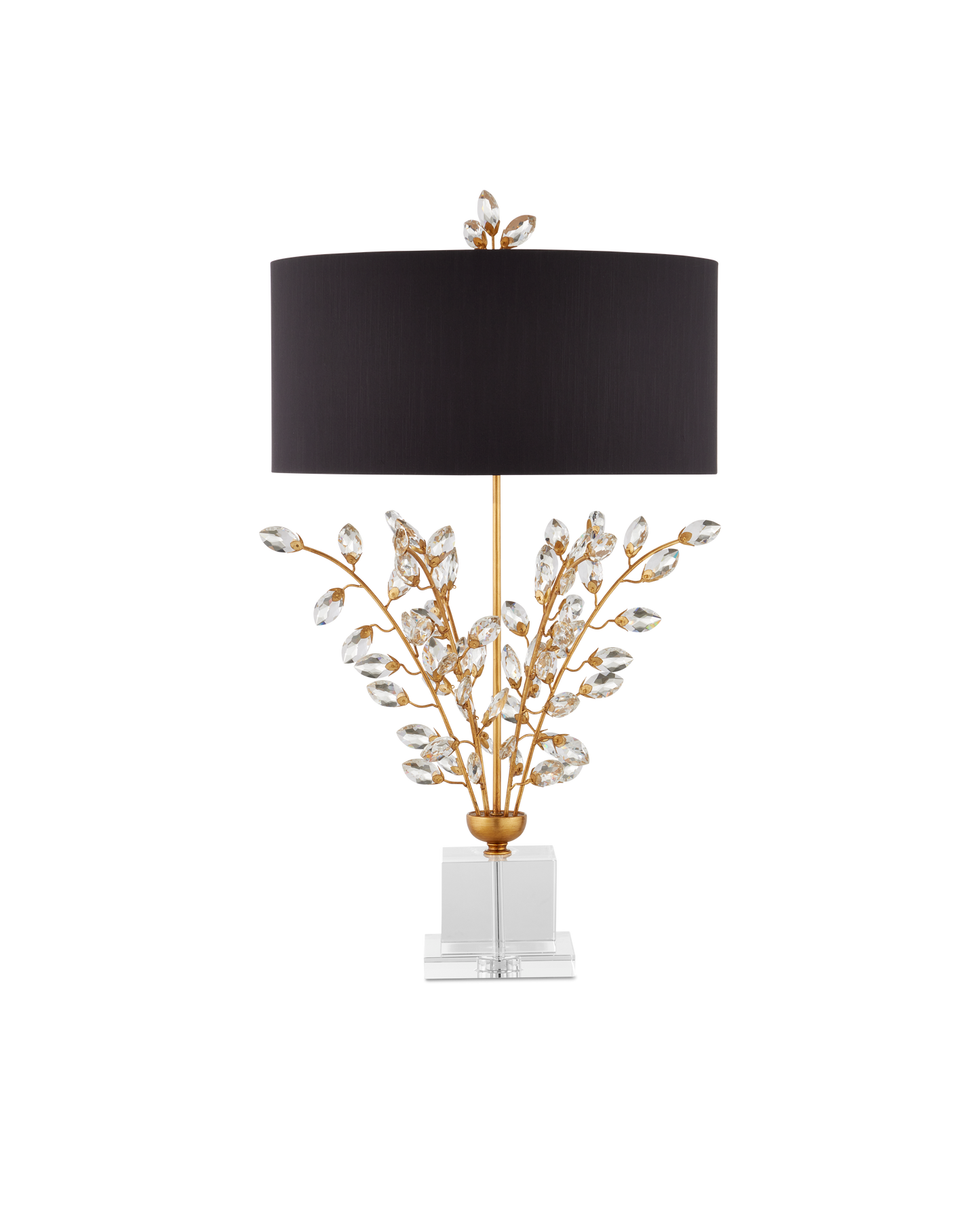Forget-Me-Not Gold Table Lamp.