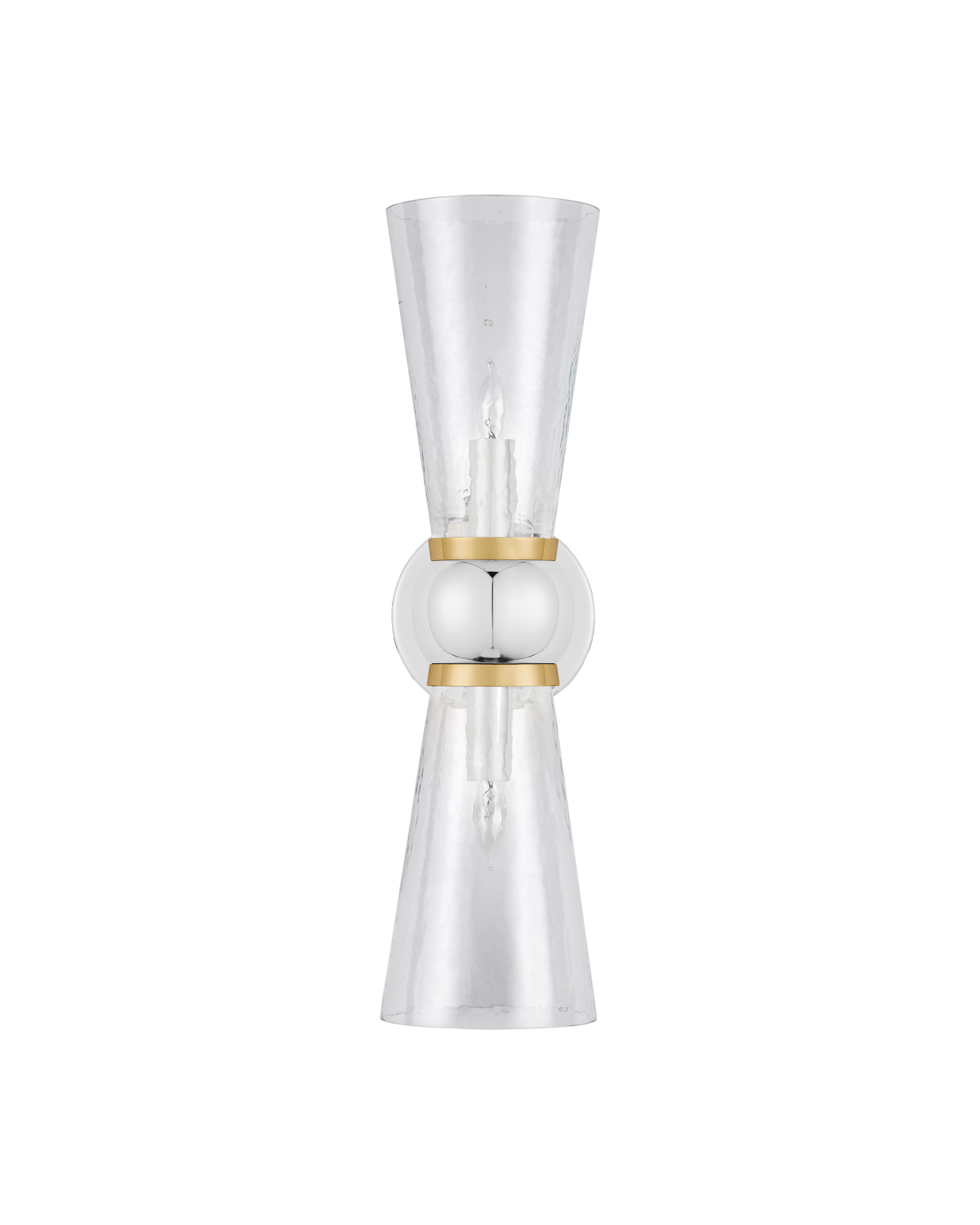 Byford Nickel Bath Wall Sconce.