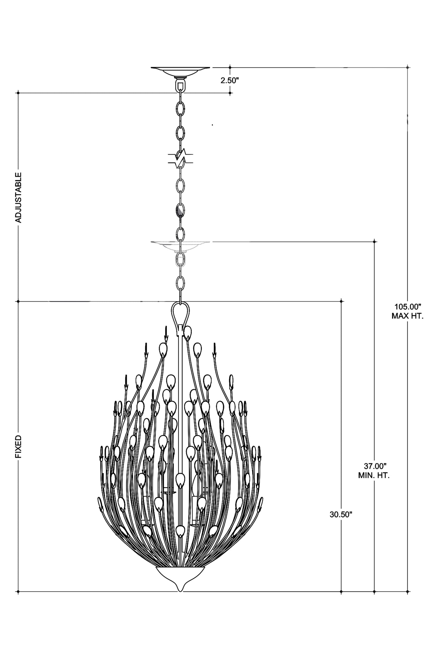 Delphos Chandelier.