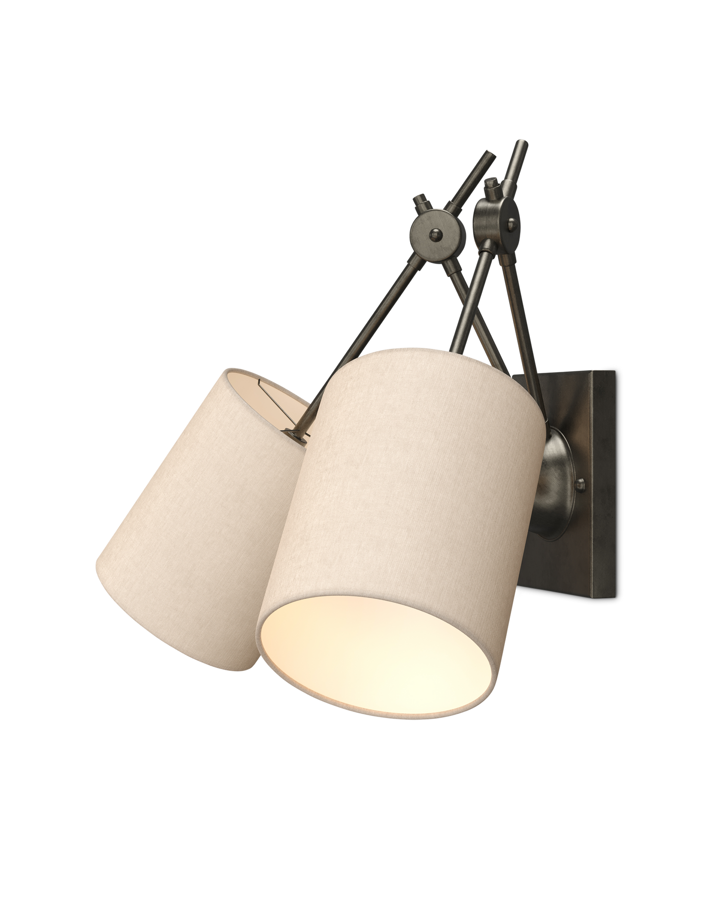 Compass Black Wall Sconce.