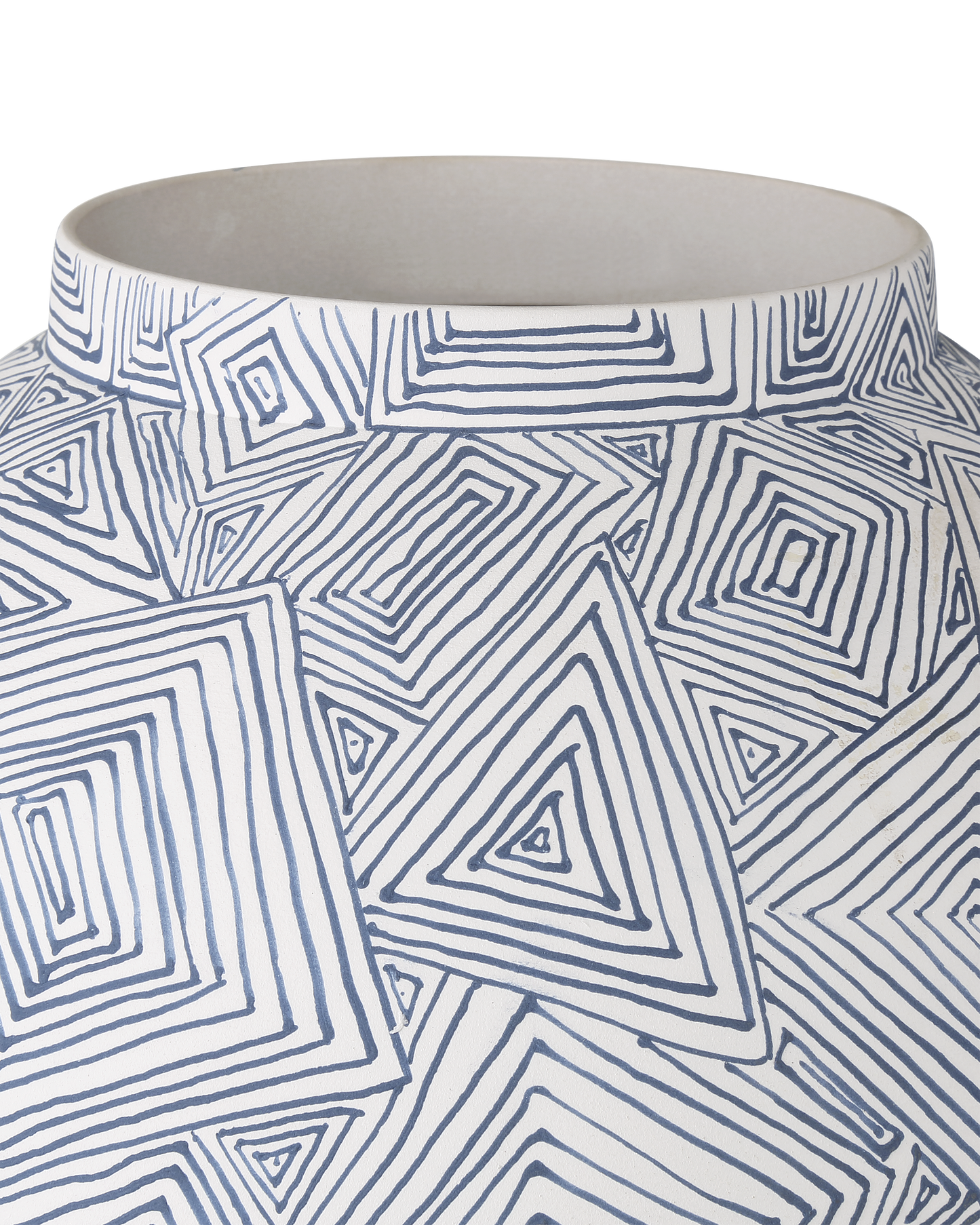 Blue Zag Medium Vase.