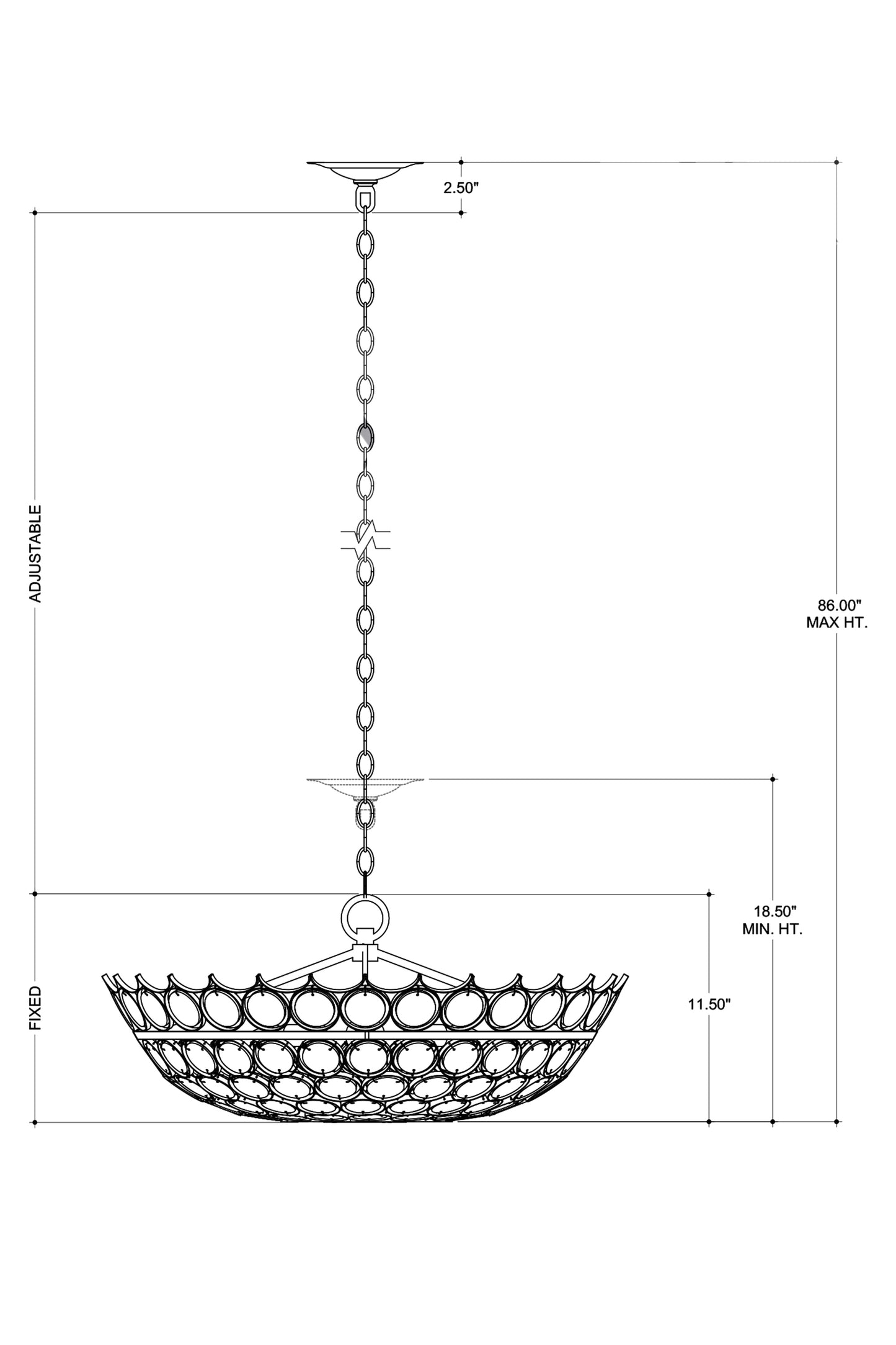 Augustus Small Chandelier.