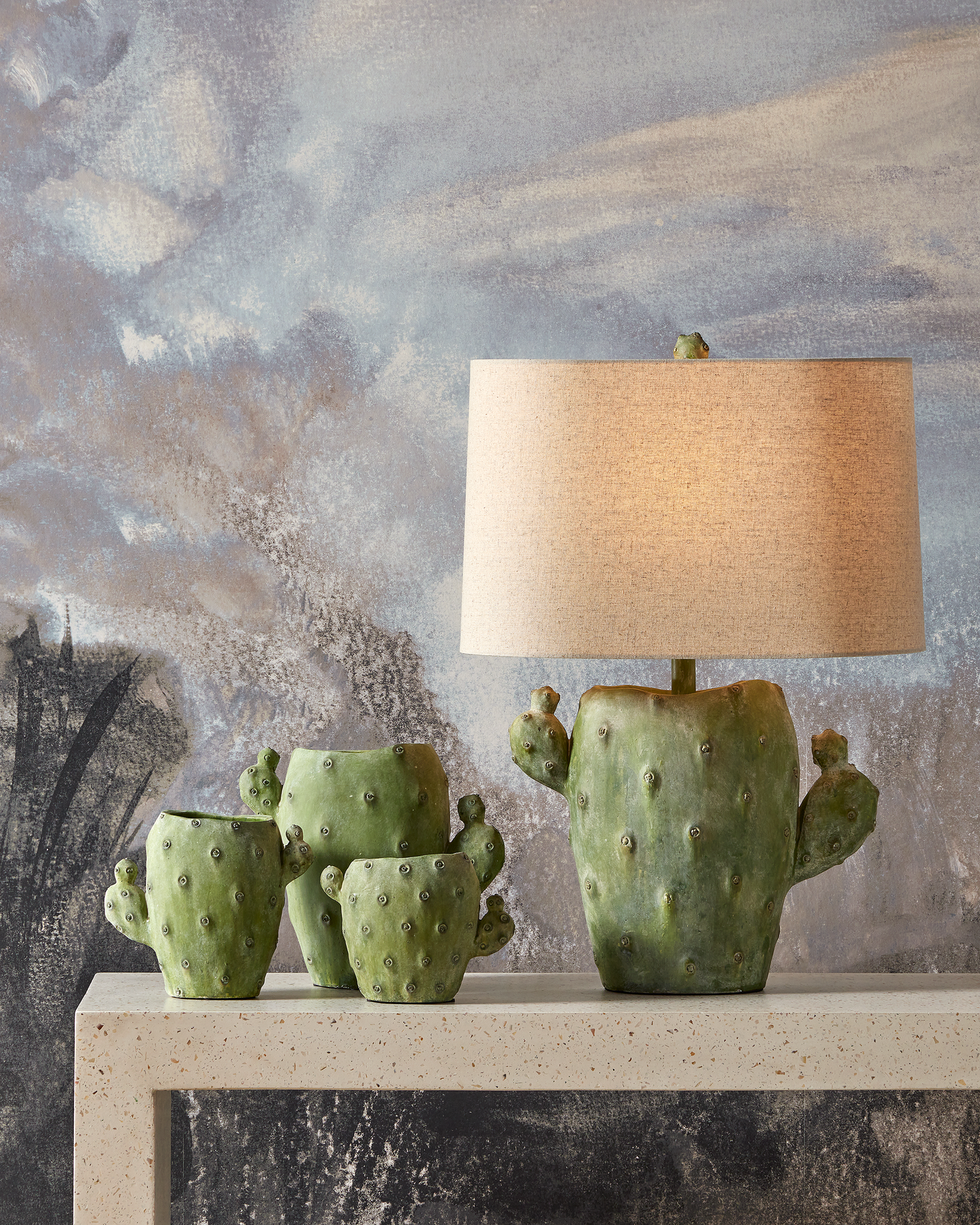 Cactus Vase Set of 3.