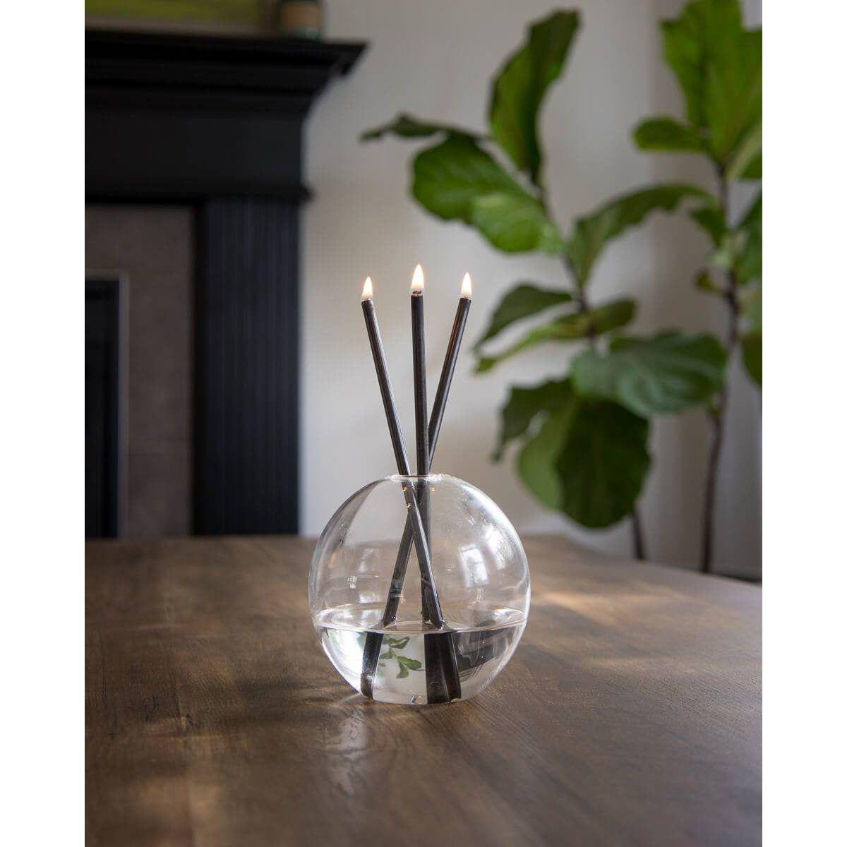 Black Everlasting Candle – Reusable Steel Candles.