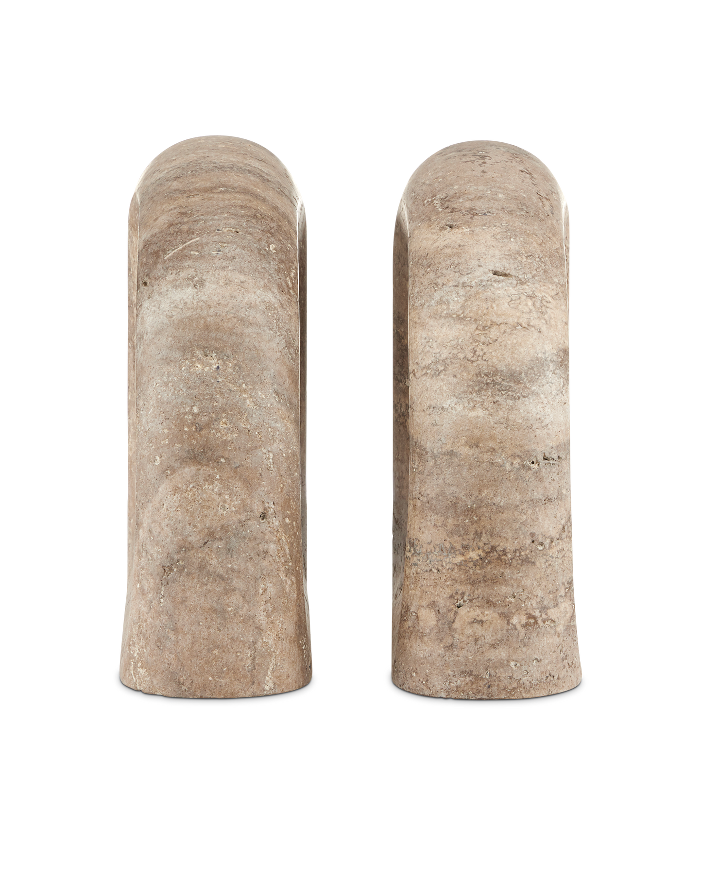 Russo Travertine Object Set of 2.
