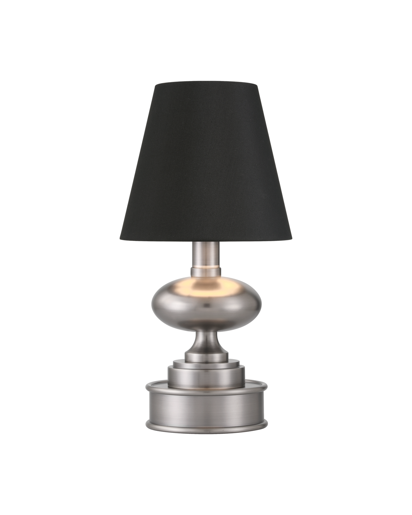 Galavant Nickel Cordless Table Lamp.
