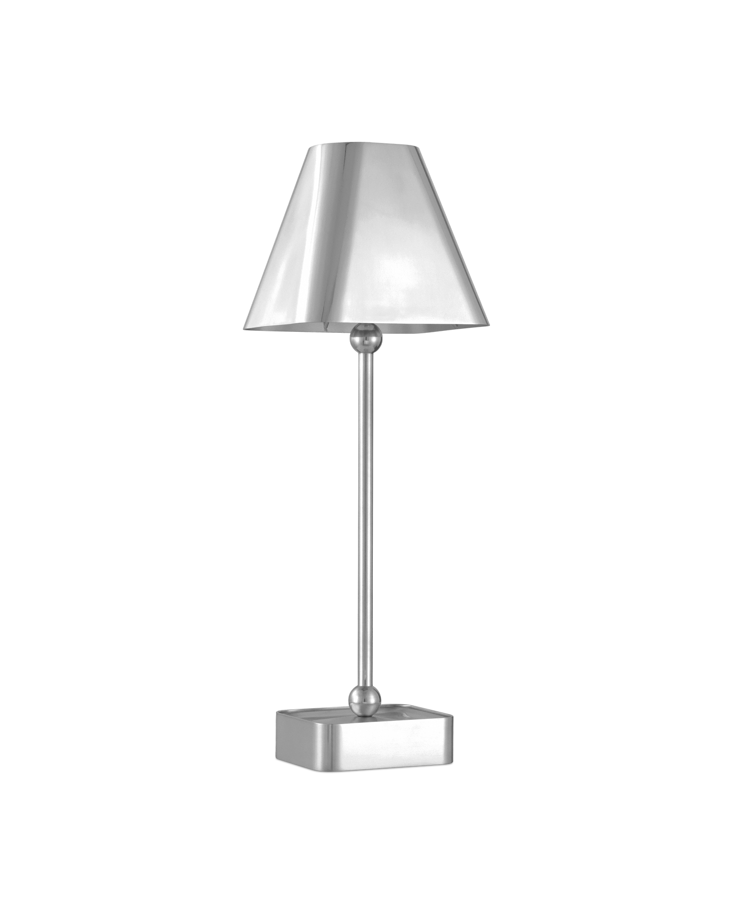 Gadabout Nickel Cordless Table Lamp.