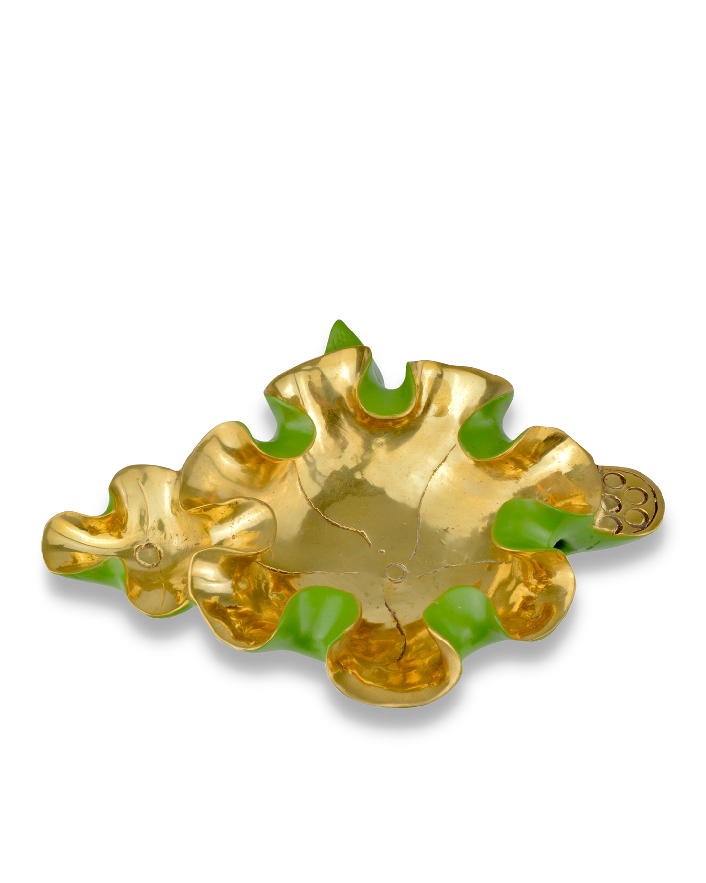 Wrapped Lotus Leaf Green Bowl.