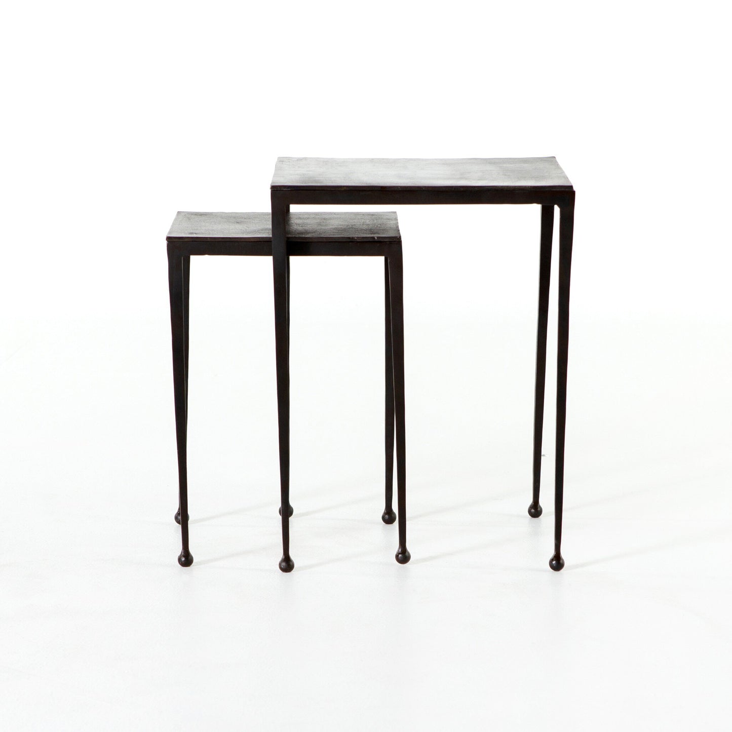 Dalston Nesting End Table Set - Antique Rust.