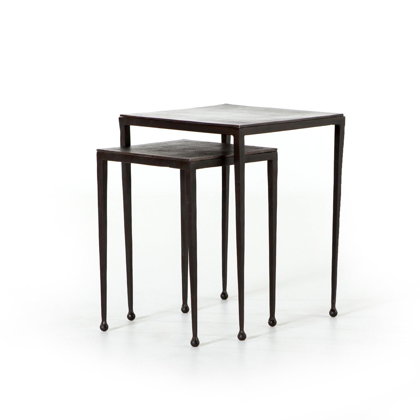 Dalston Nesting End Table Set - Antique Rust.
