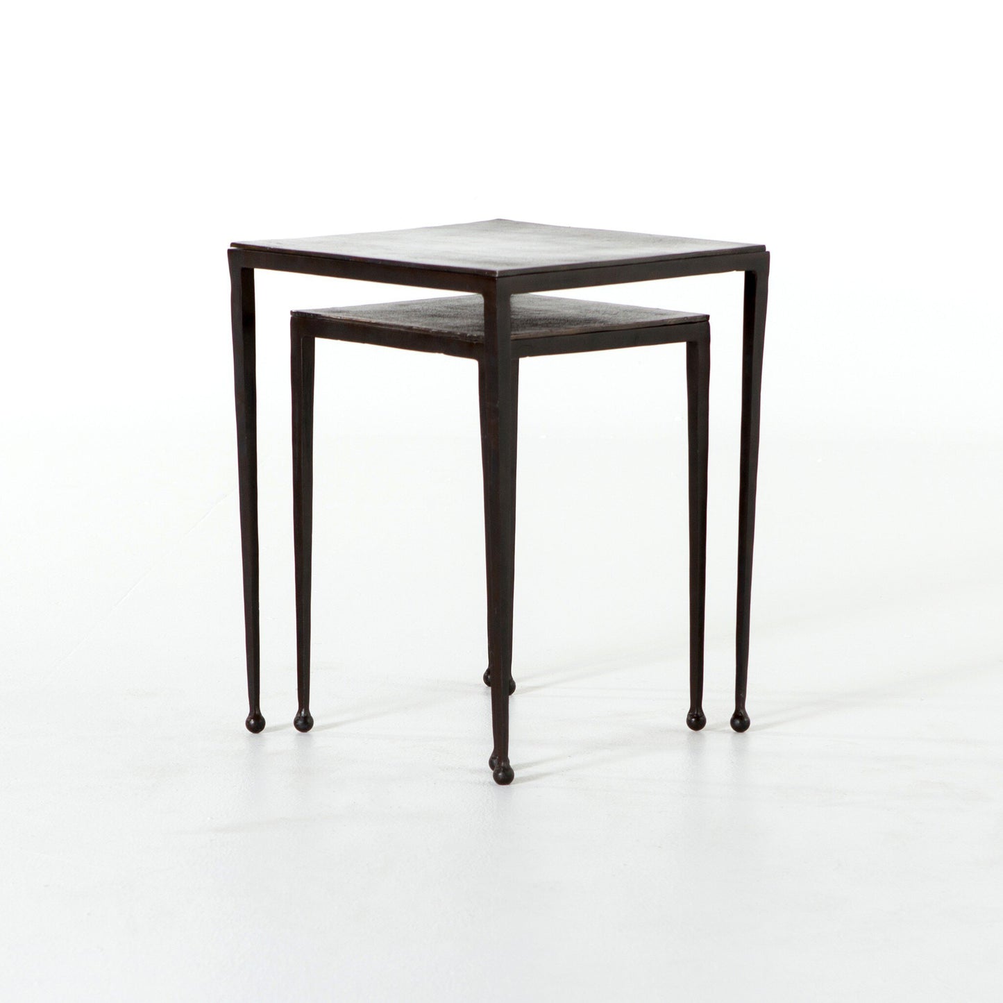 Dalston Nesting End Table Set - Antique Rust.