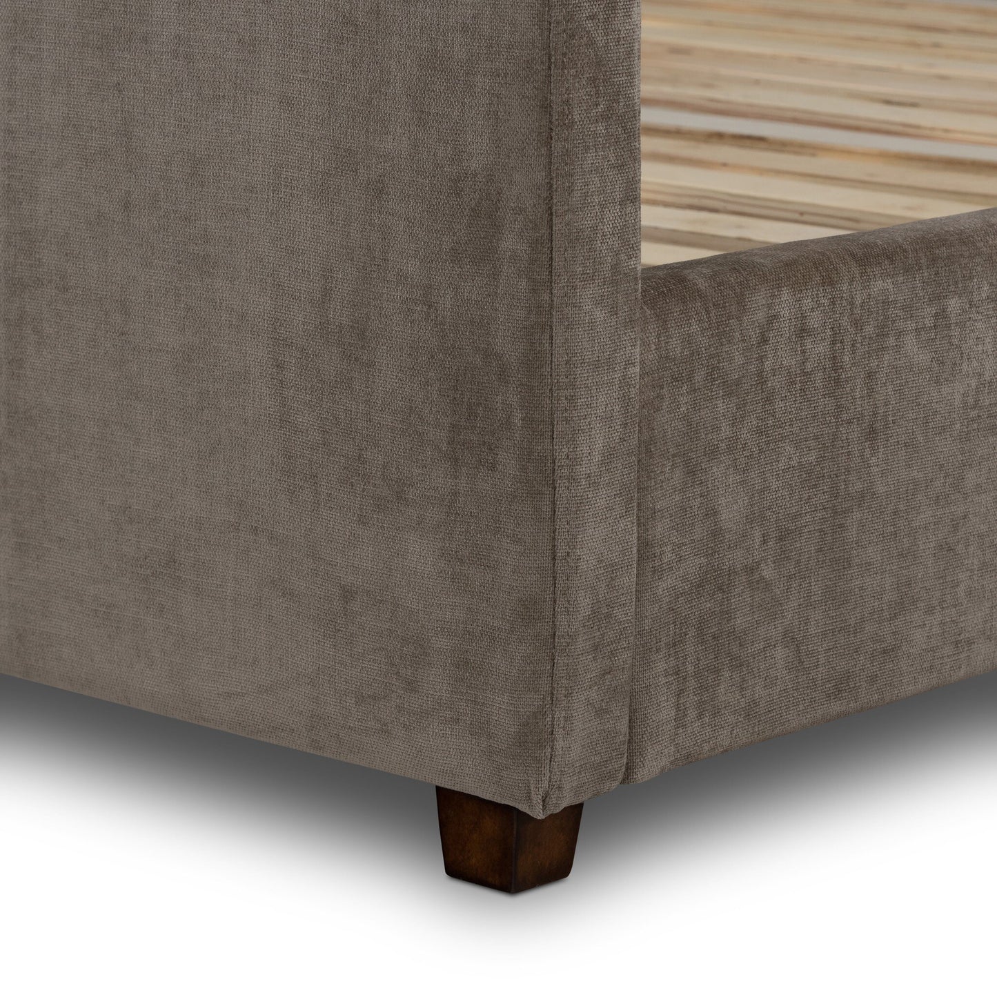 Daphne King Bed - Sage Worn Velvet.
