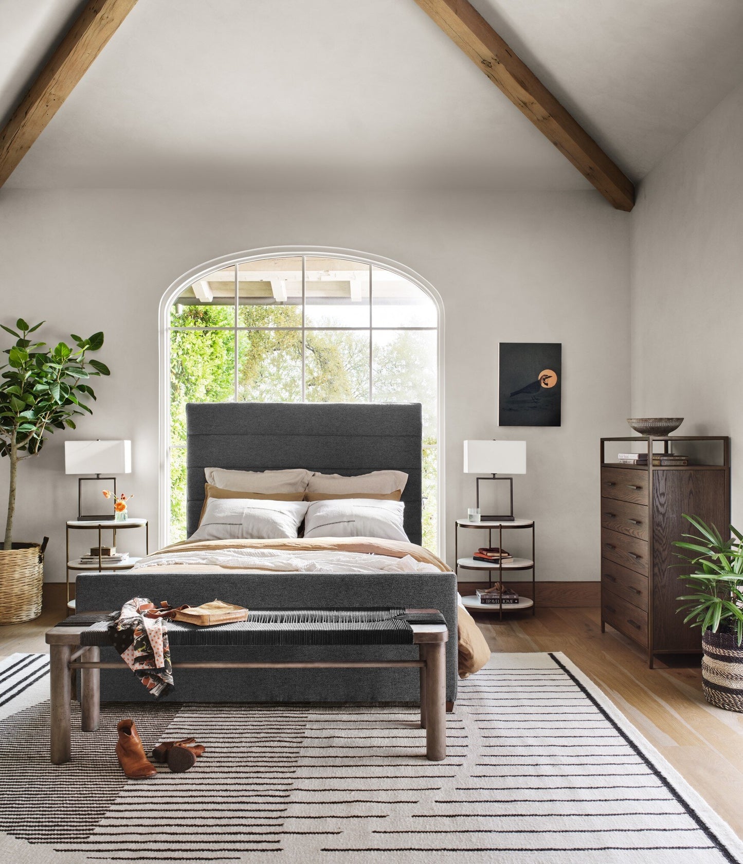 Daphne Queen Bed - San Remo Ash.