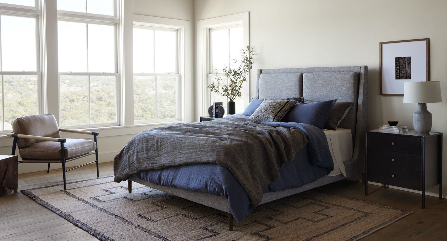 Potter Queen Bed - Manor Grey.