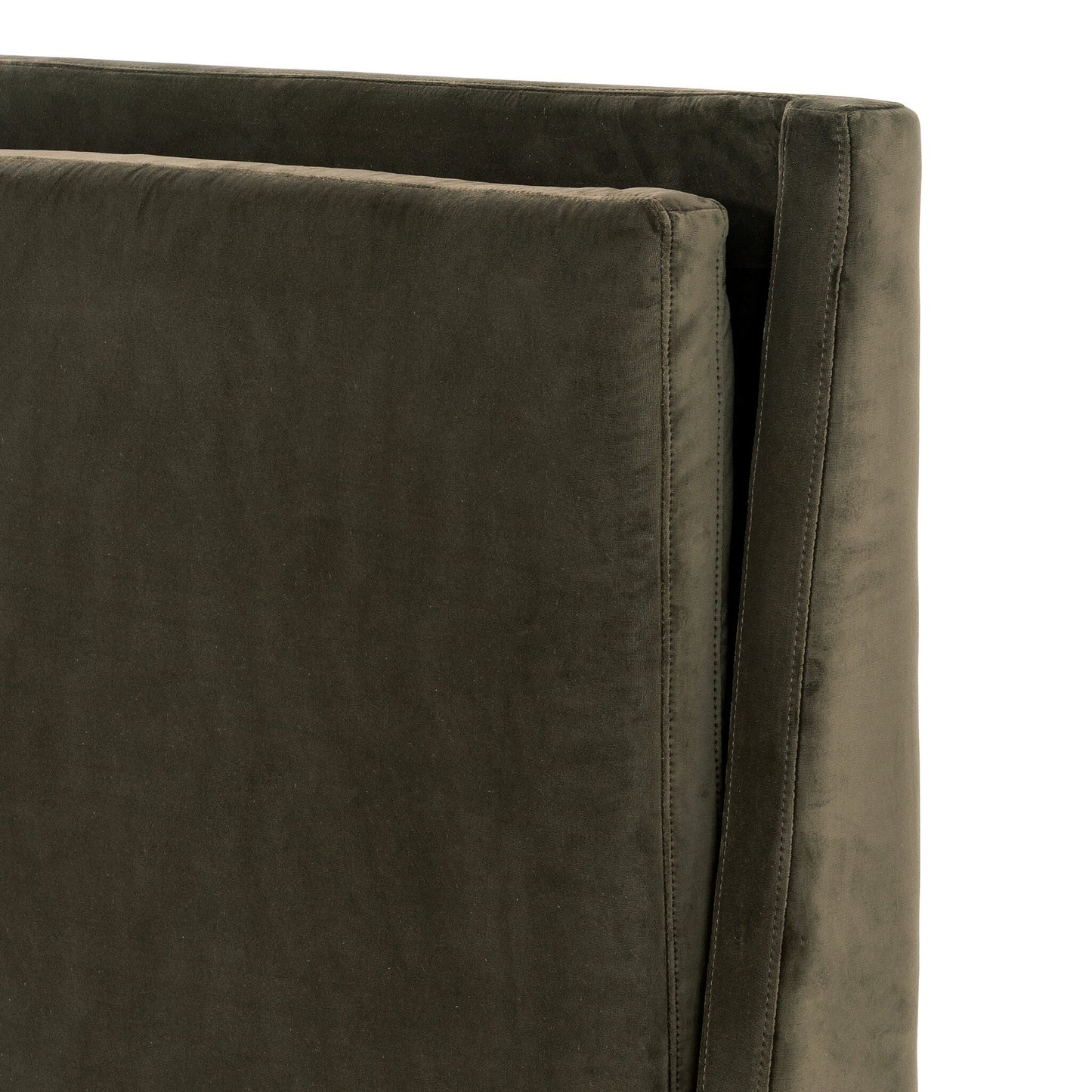 Potter King Bed - Surrey Olive.