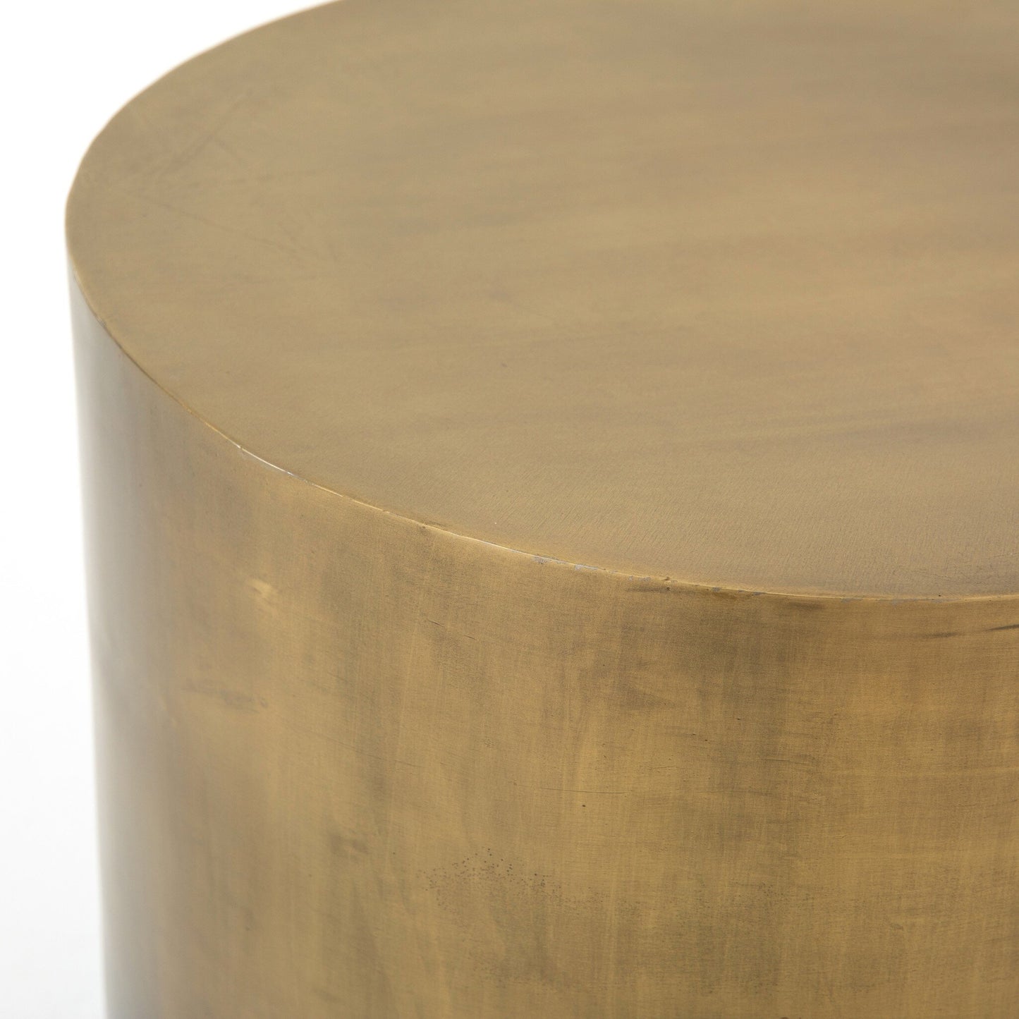 Cameron End Table - Ombre Antique Brass.