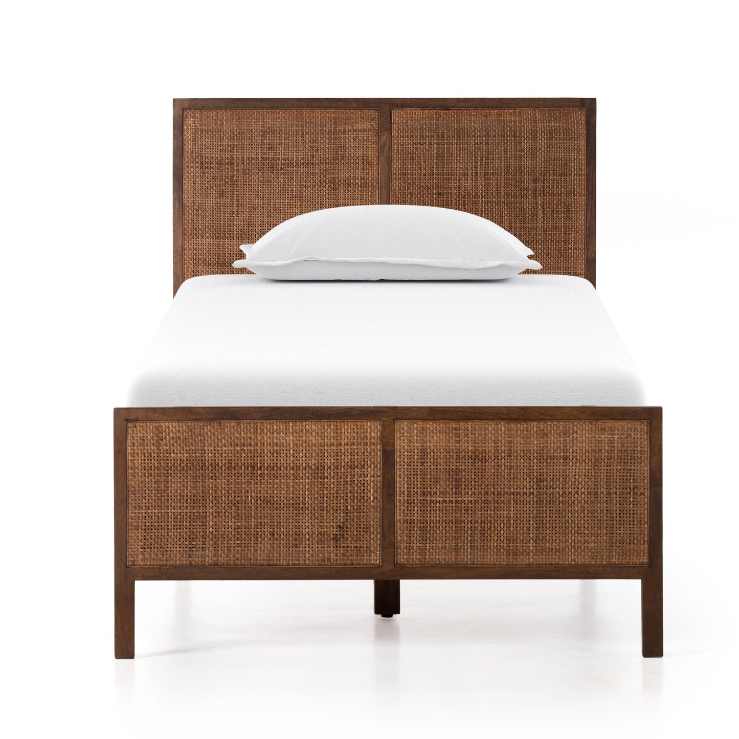 Sydney Twin Bed - Brown Wash.