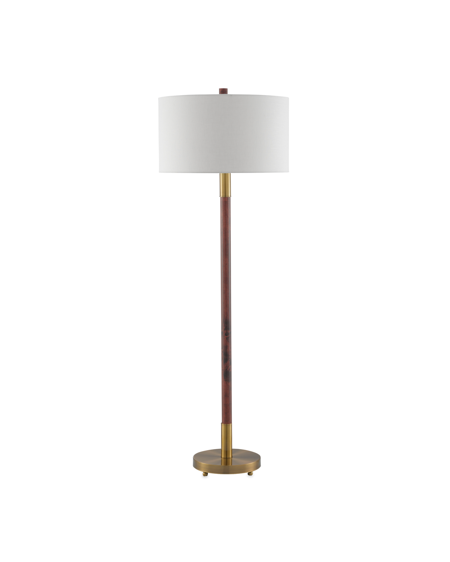 Bravo Mahogany Floor Lamp.