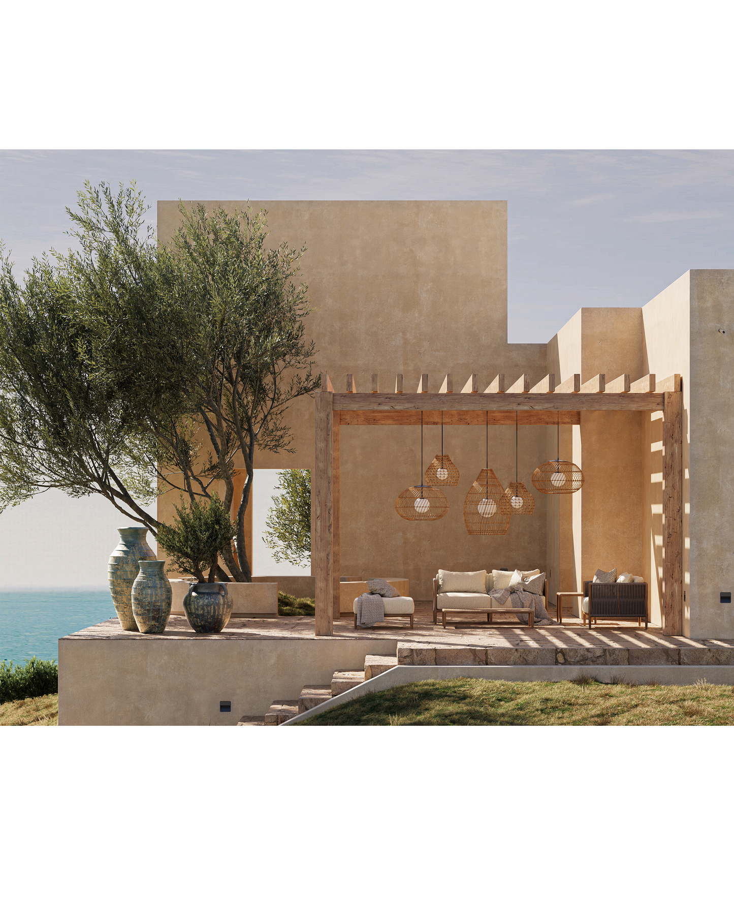 Fishtrap Outdoor Pendant.