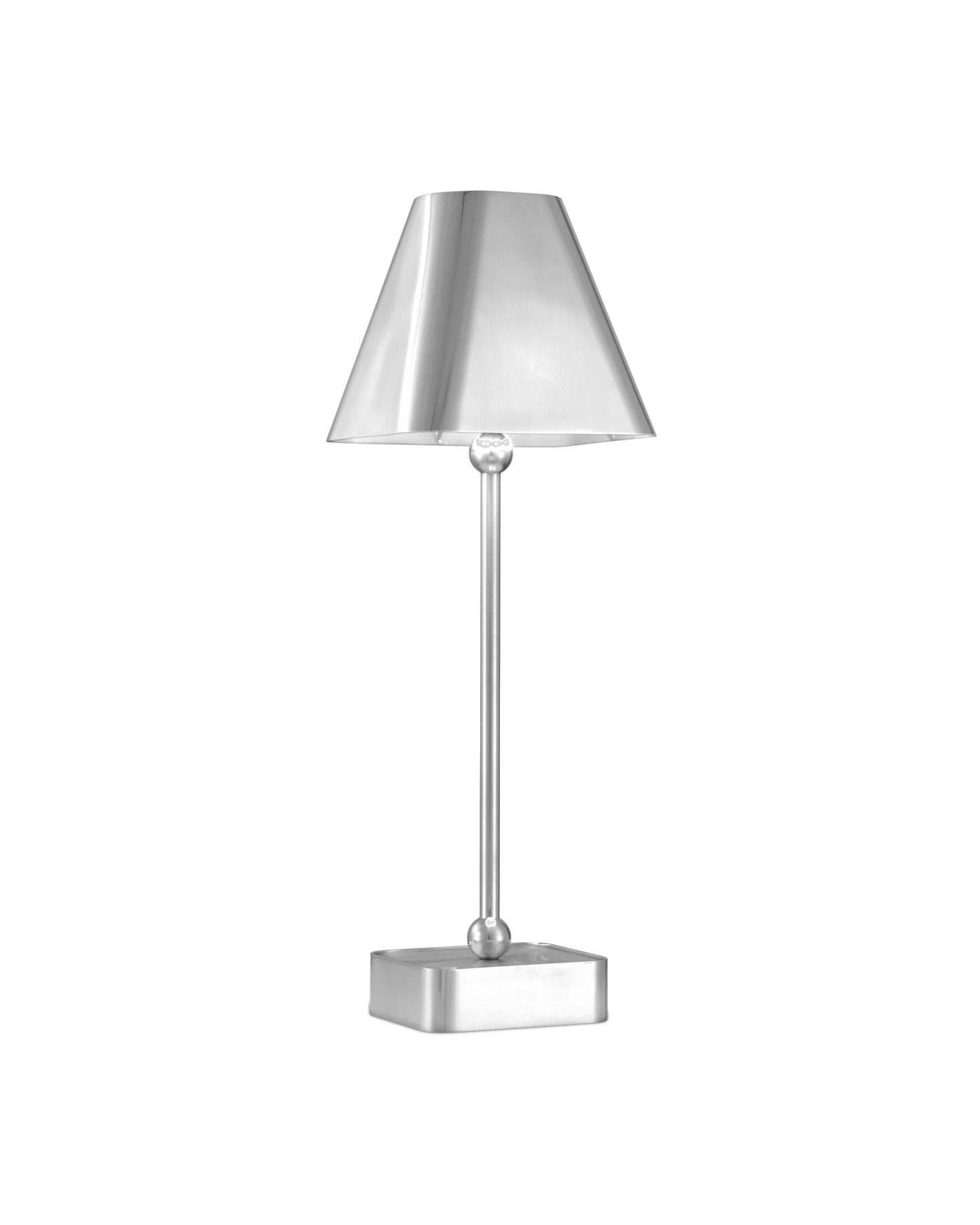 Gadabout Nickel Cordless Table Lamp.