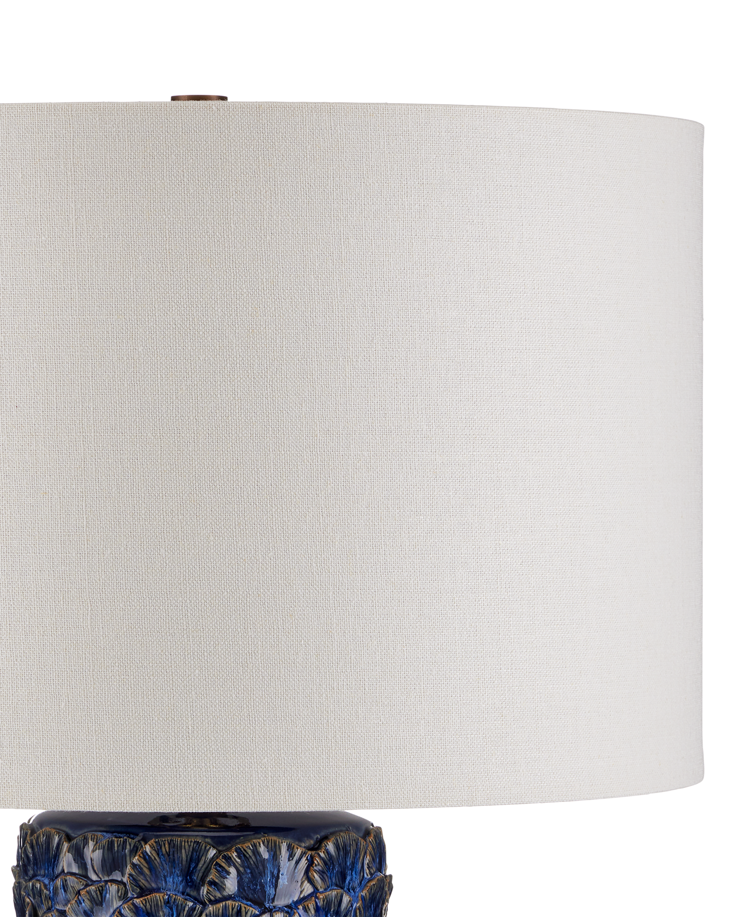 Fairmont Dark Blue Table Lamp.