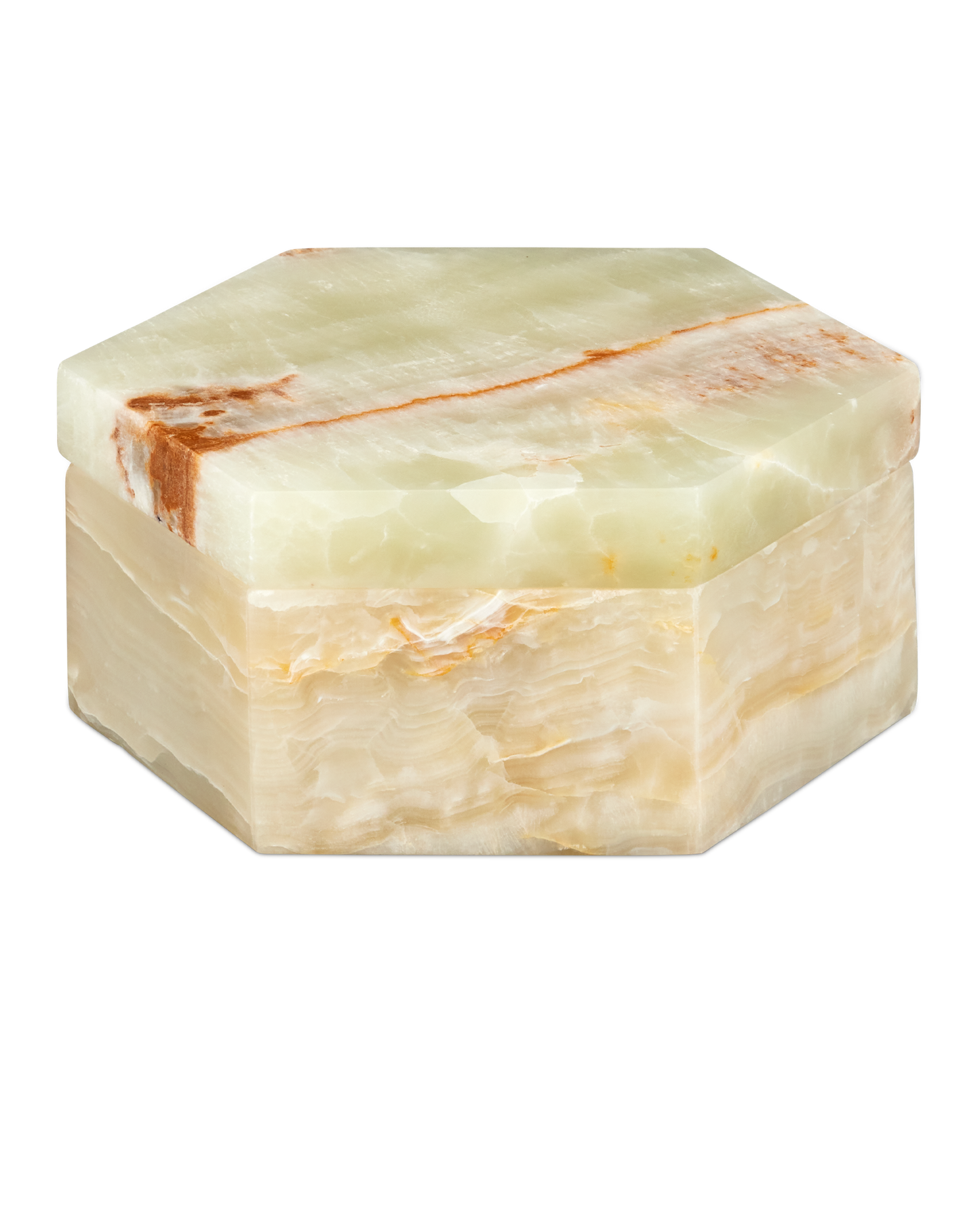 Arco Green Onyx Hexagon Box.