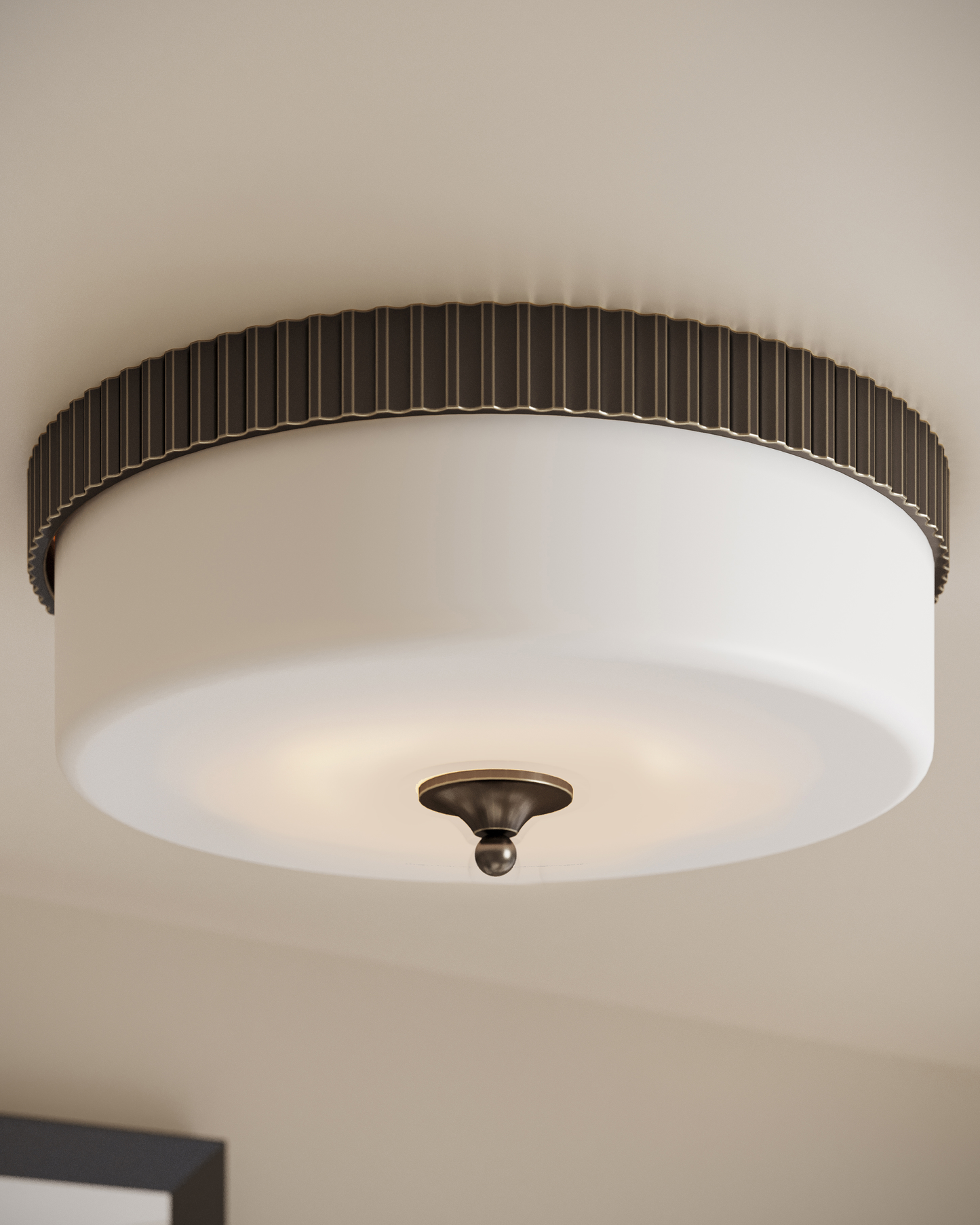 Bryce Bronze Flush Mount.
