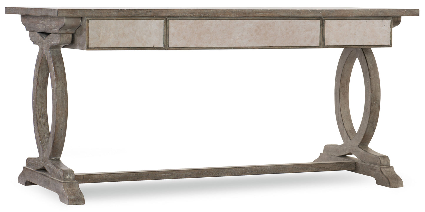 Rustic Glam Trestle Desk.
