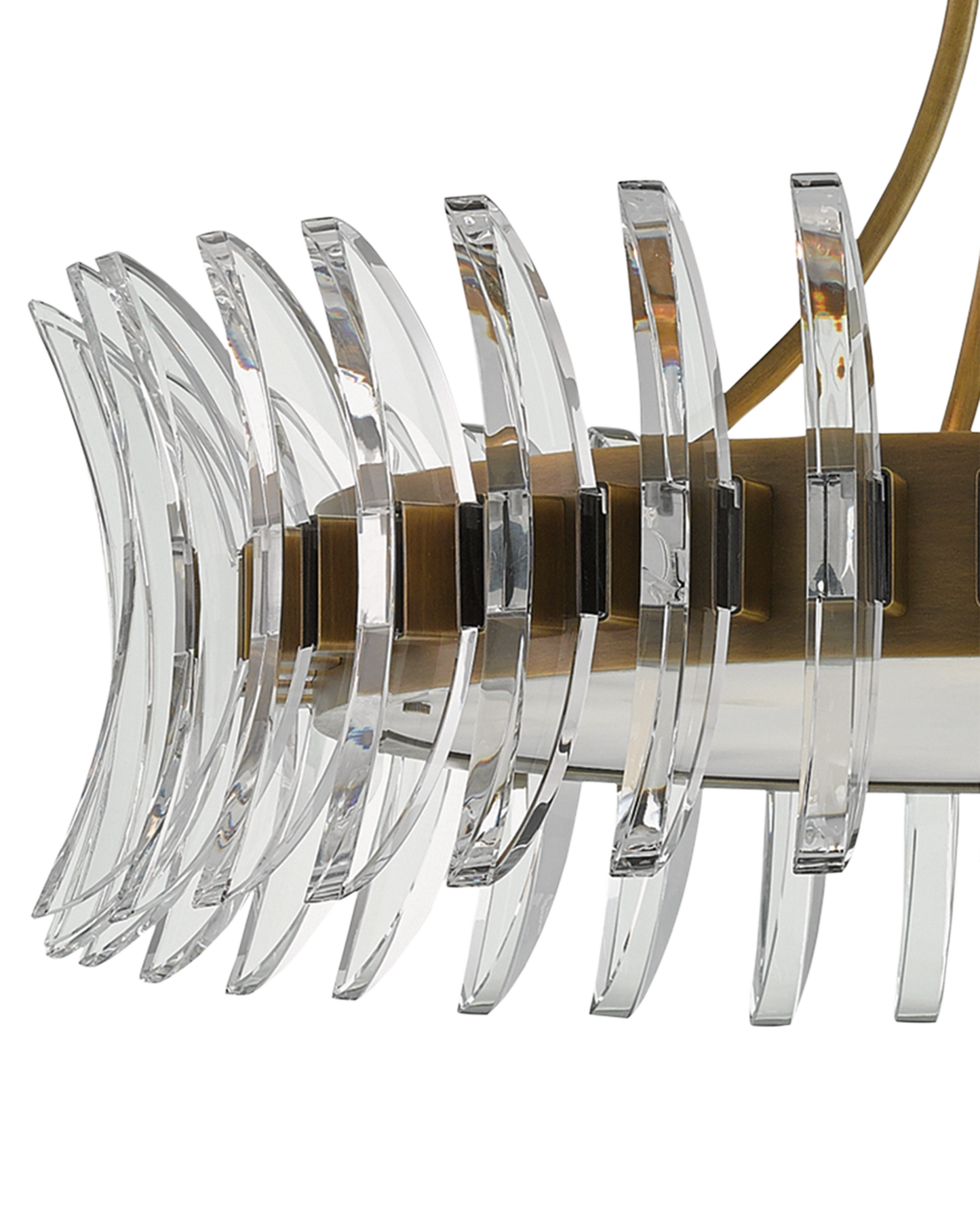 Coquette Brass Chandelier.