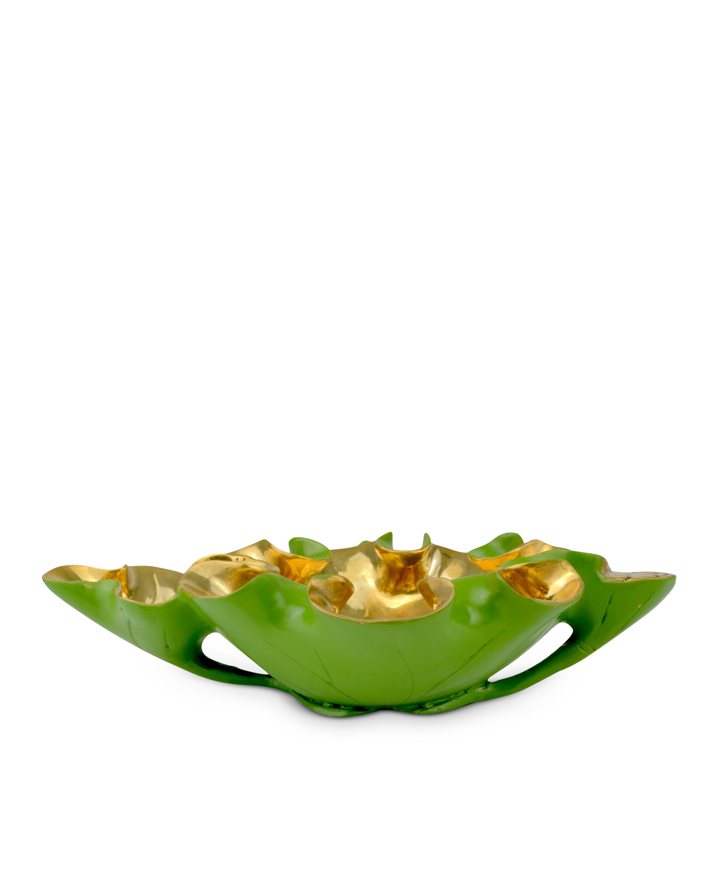 Wrapped Lotus Leaf Green Bowl.