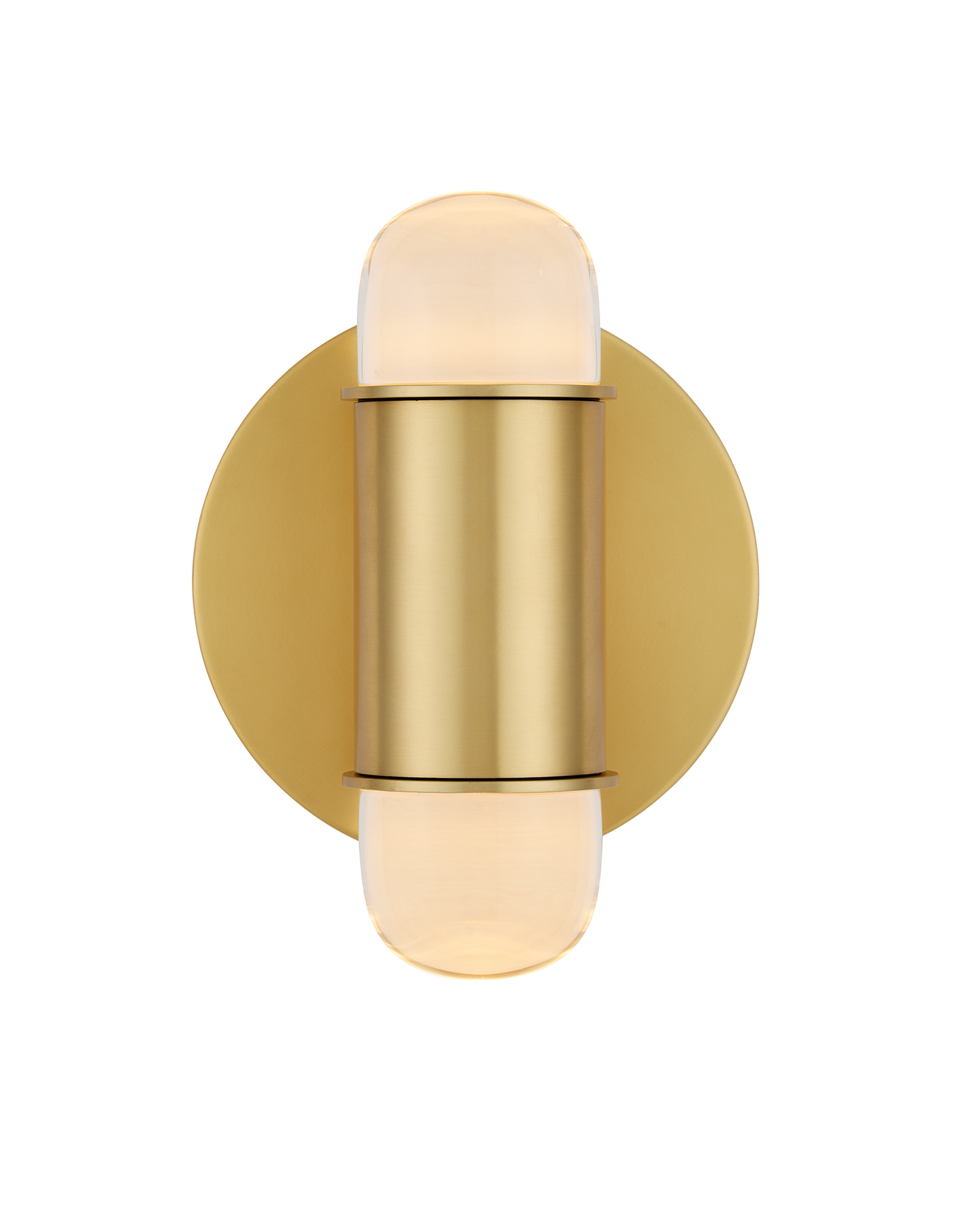 Capsule Brass Wall Sconce.