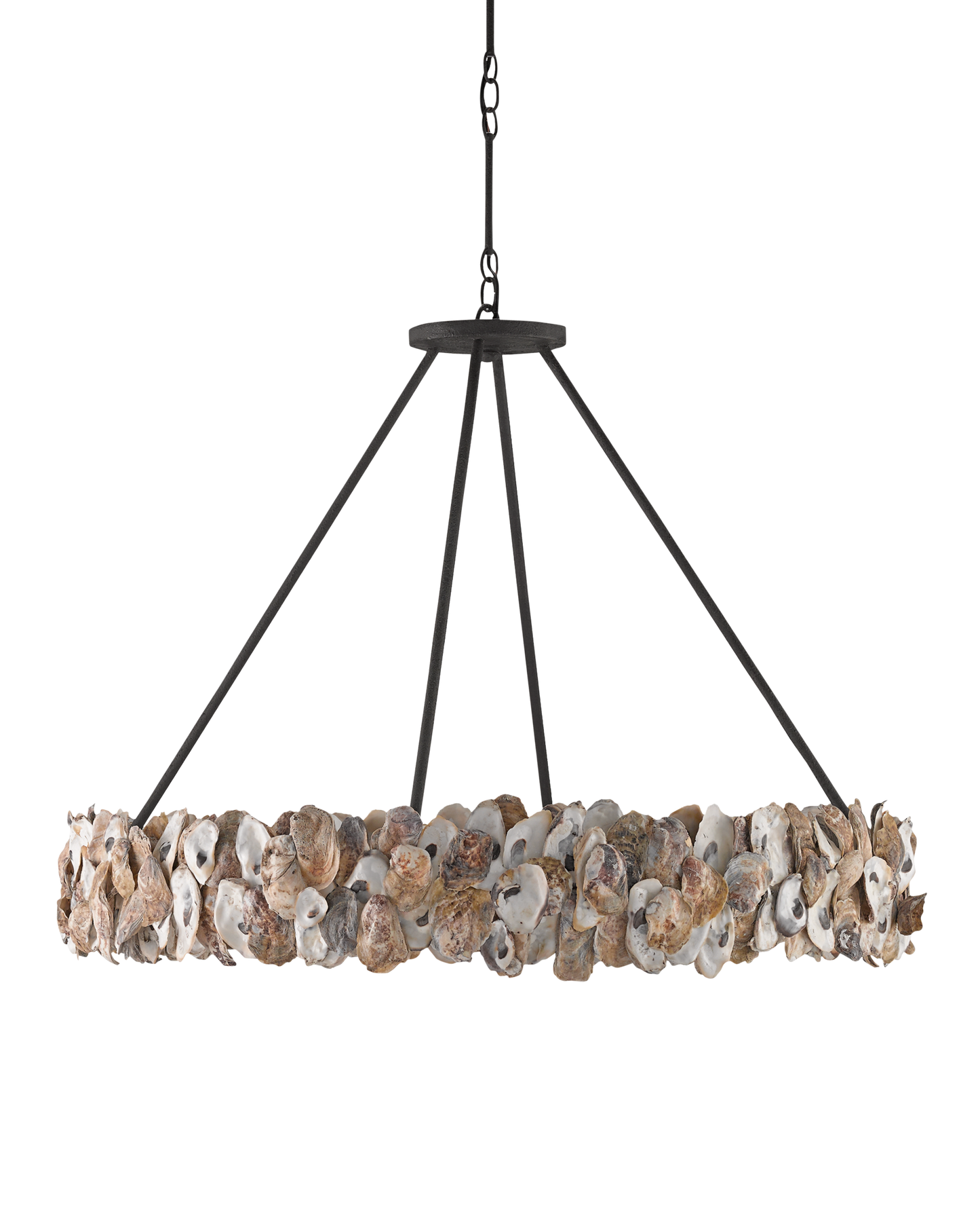 Oyster Shell Chandelier.