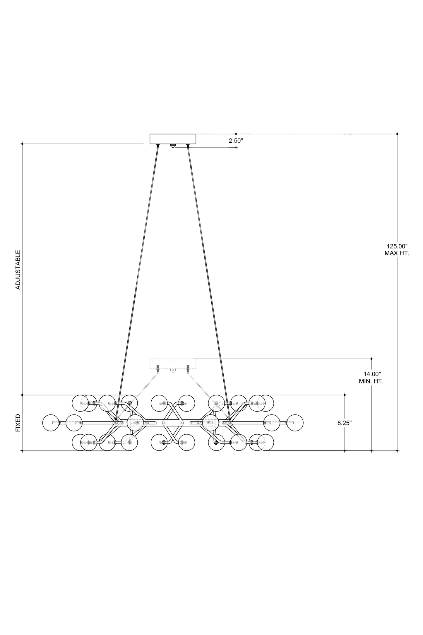 Chaldea Silver Chandelier.
