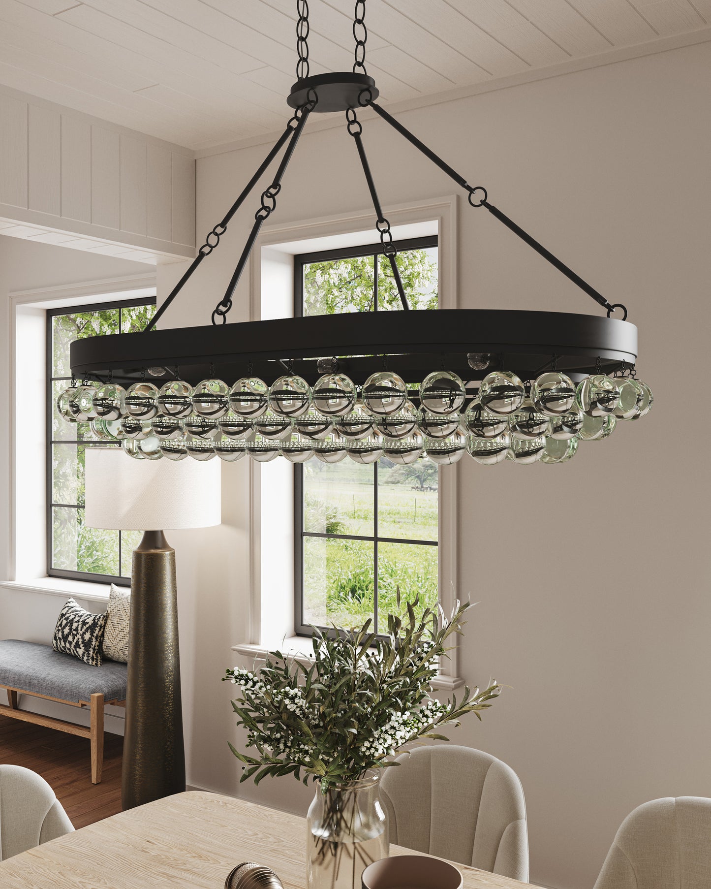 Balthazar Oval Chandelier.