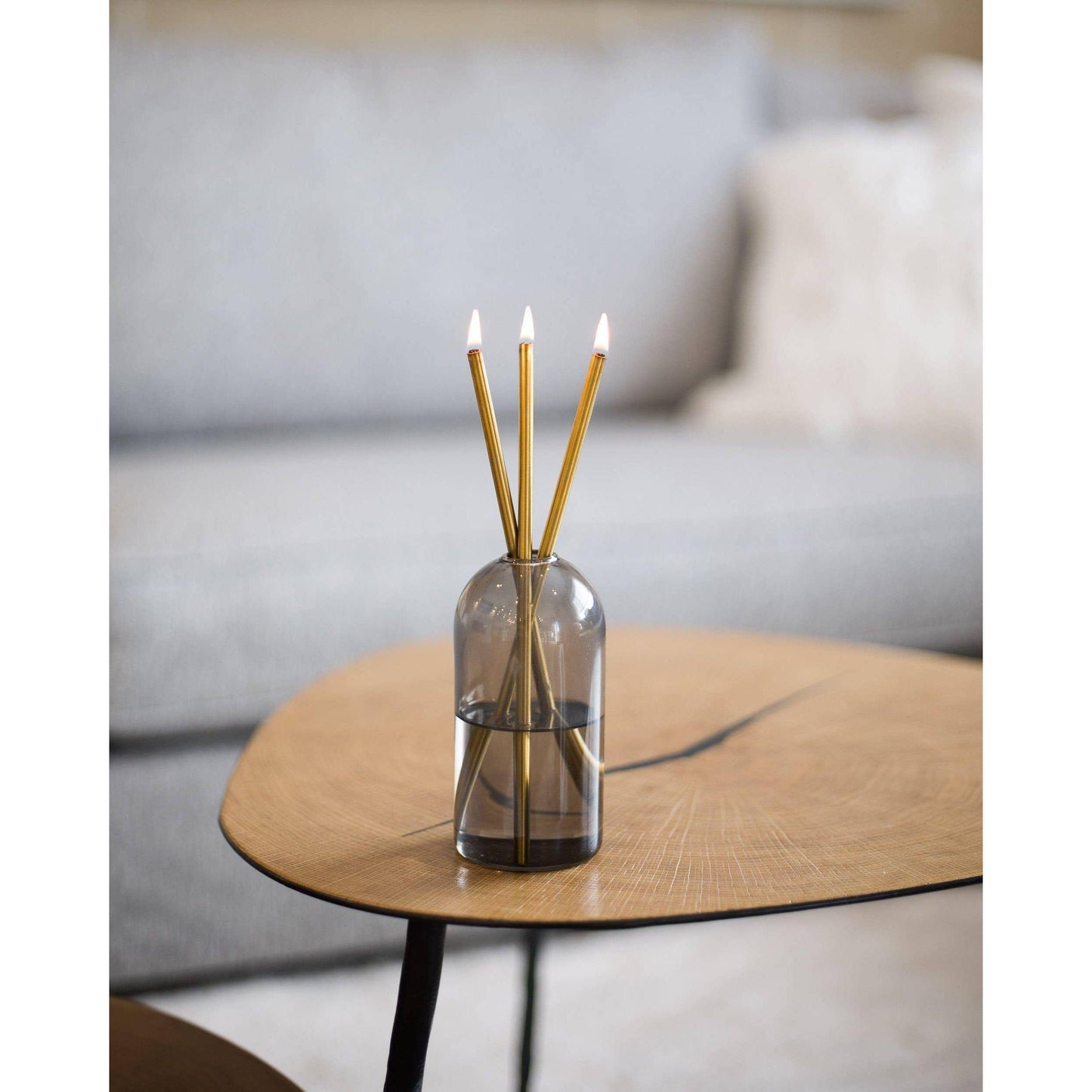 Gold Everlasting Candle – Reusable Steel Candles.