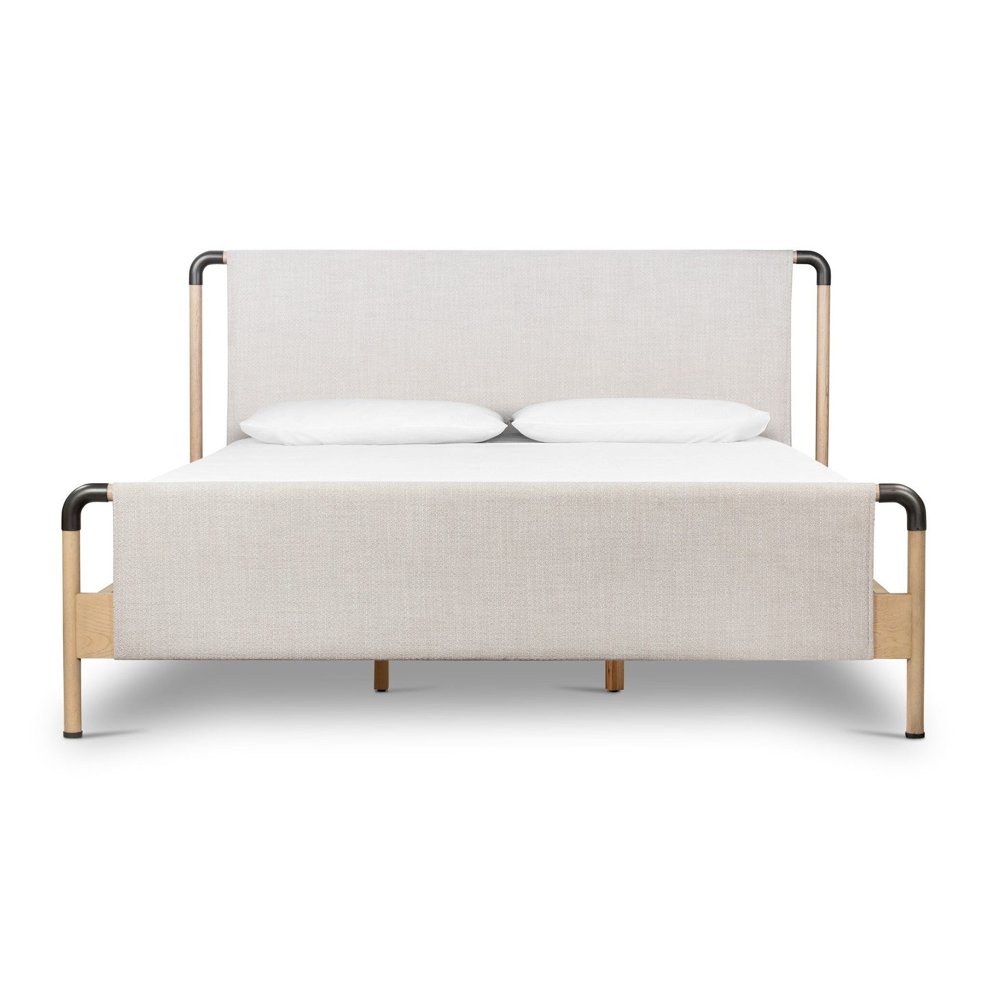 Harriett King Bed - Gibson Wheat.