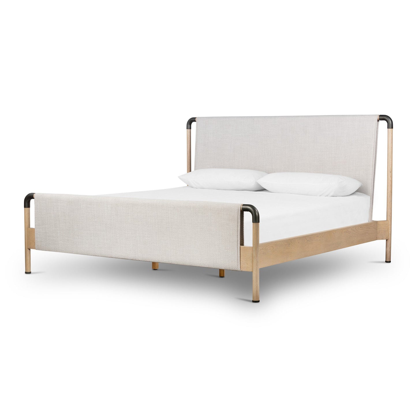 Harriett King Bed - Gibson Wheat.