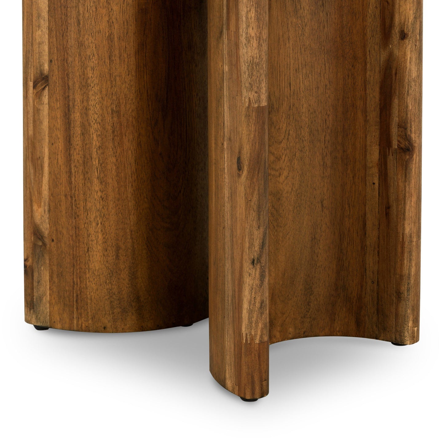 Paden End Table - Seasoned Brown Acacia.