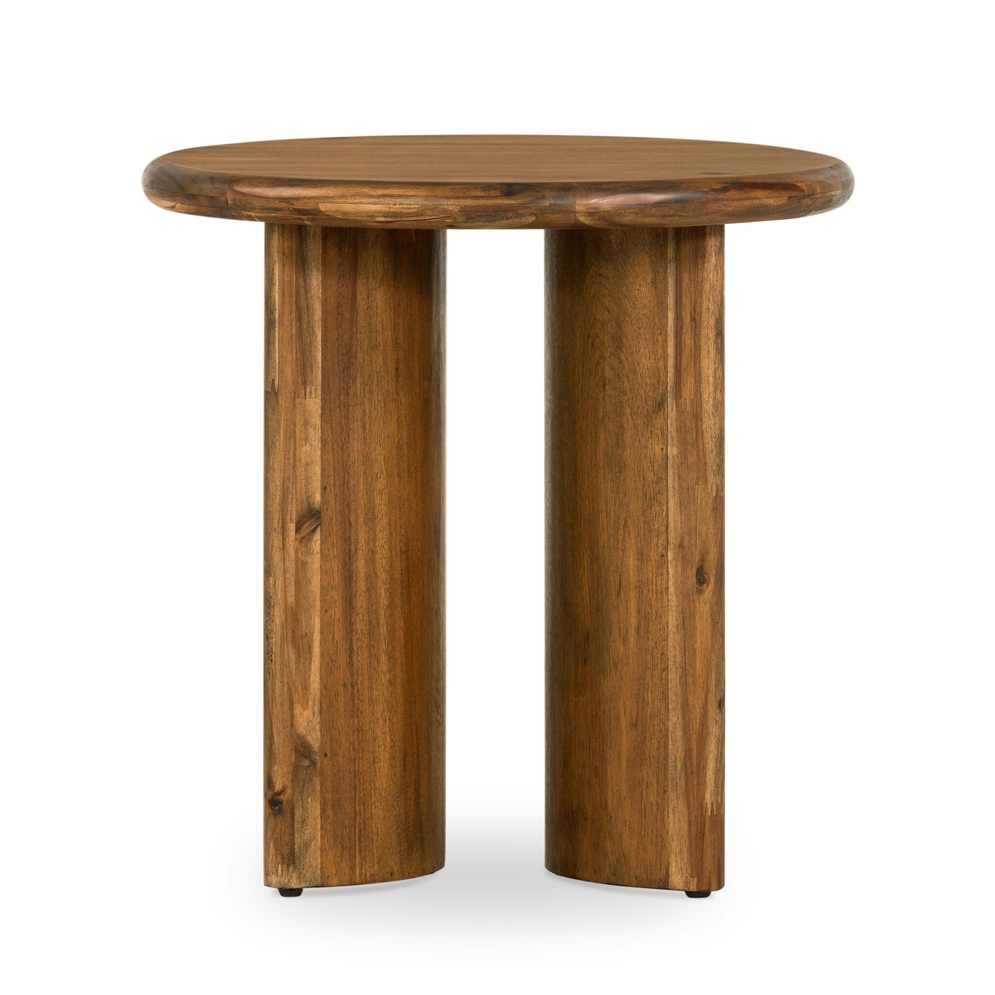 Paden End Table - Seasoned Brown Acacia.