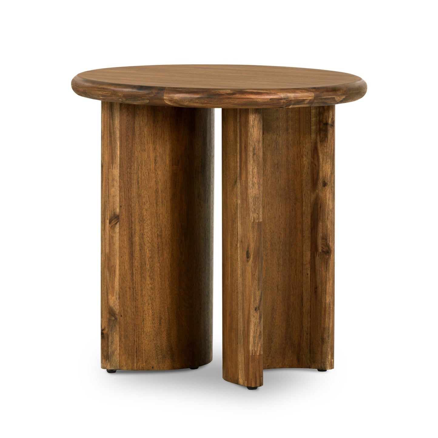 Paden End Table - Seasoned Brown Acacia.