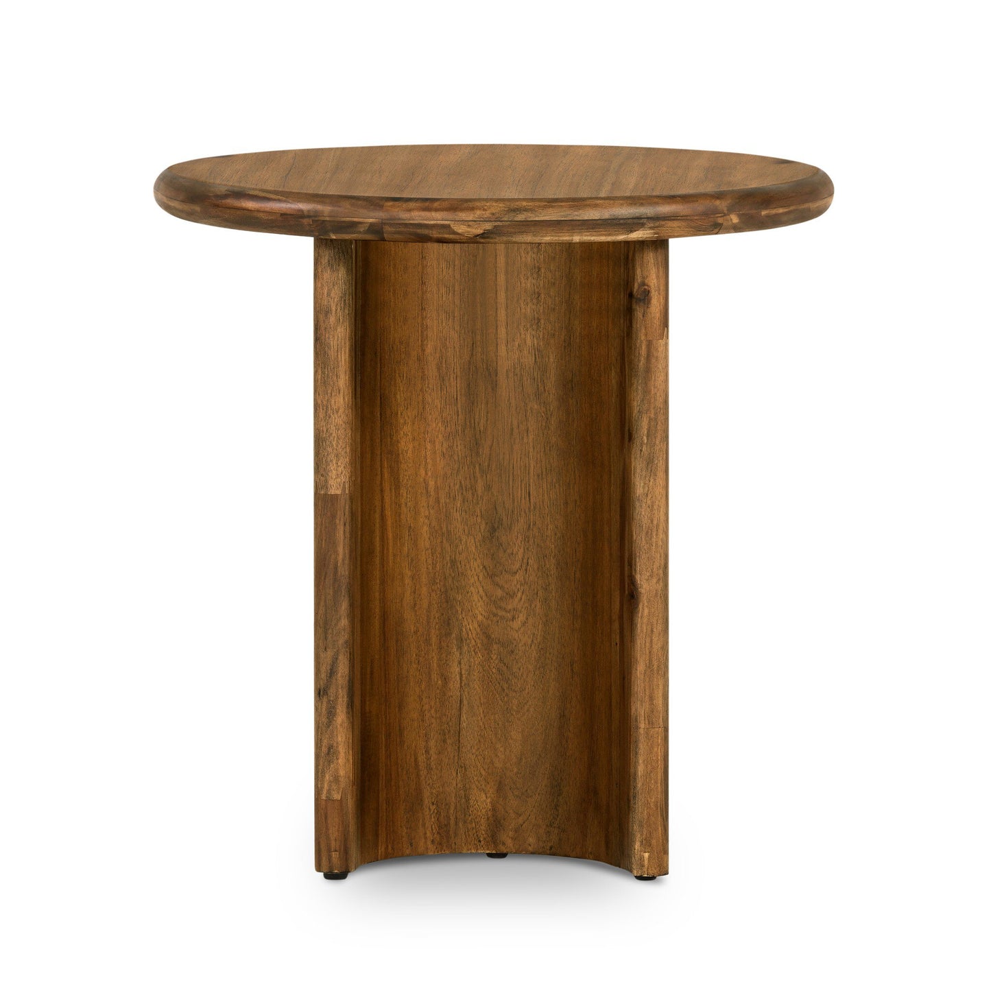 Paden End Table - Seasoned Brown Acacia.