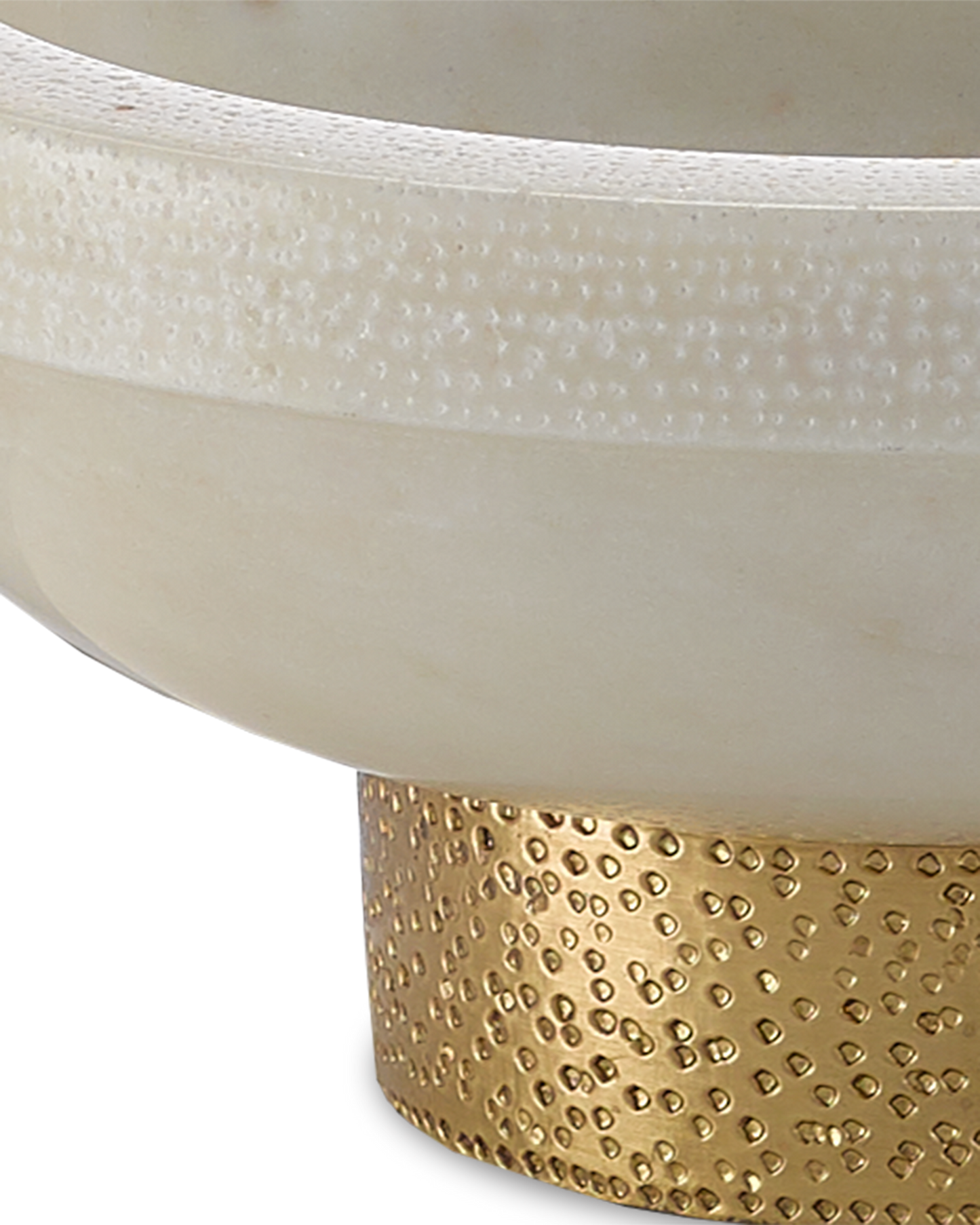 Valor Small White Marble Bowl.