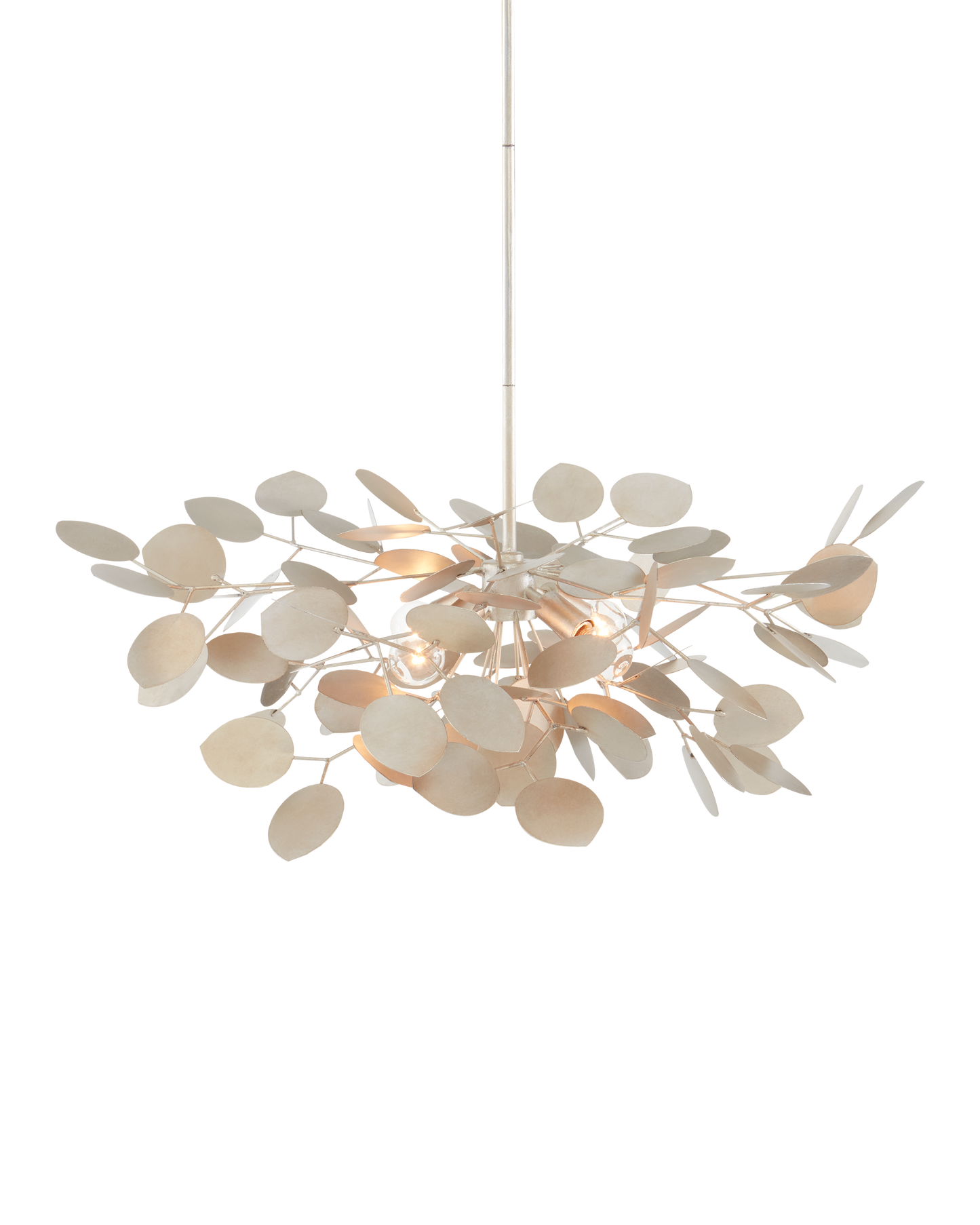 Lunaria Small Silver Chandelier.
