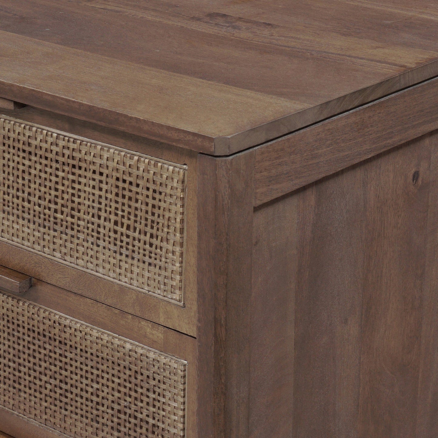 Sydney Large Nightstand - Brown Wash.