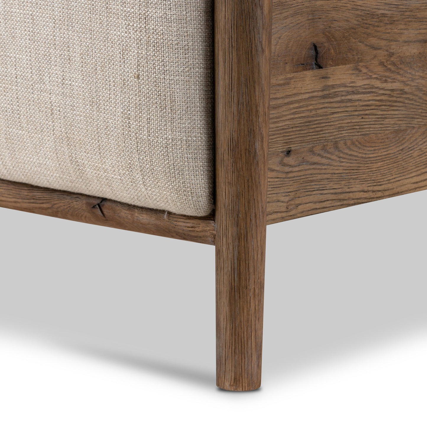 Glenview King Bed Weathered Oak Veneer - Essence Natural.