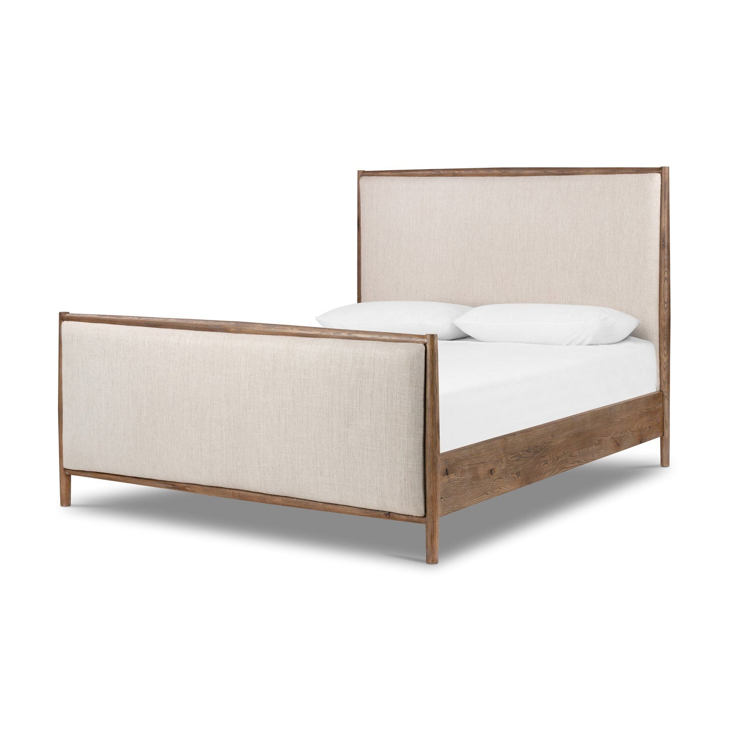 Glenview King Bed Weathered Oak Veneer - Essence Natural.